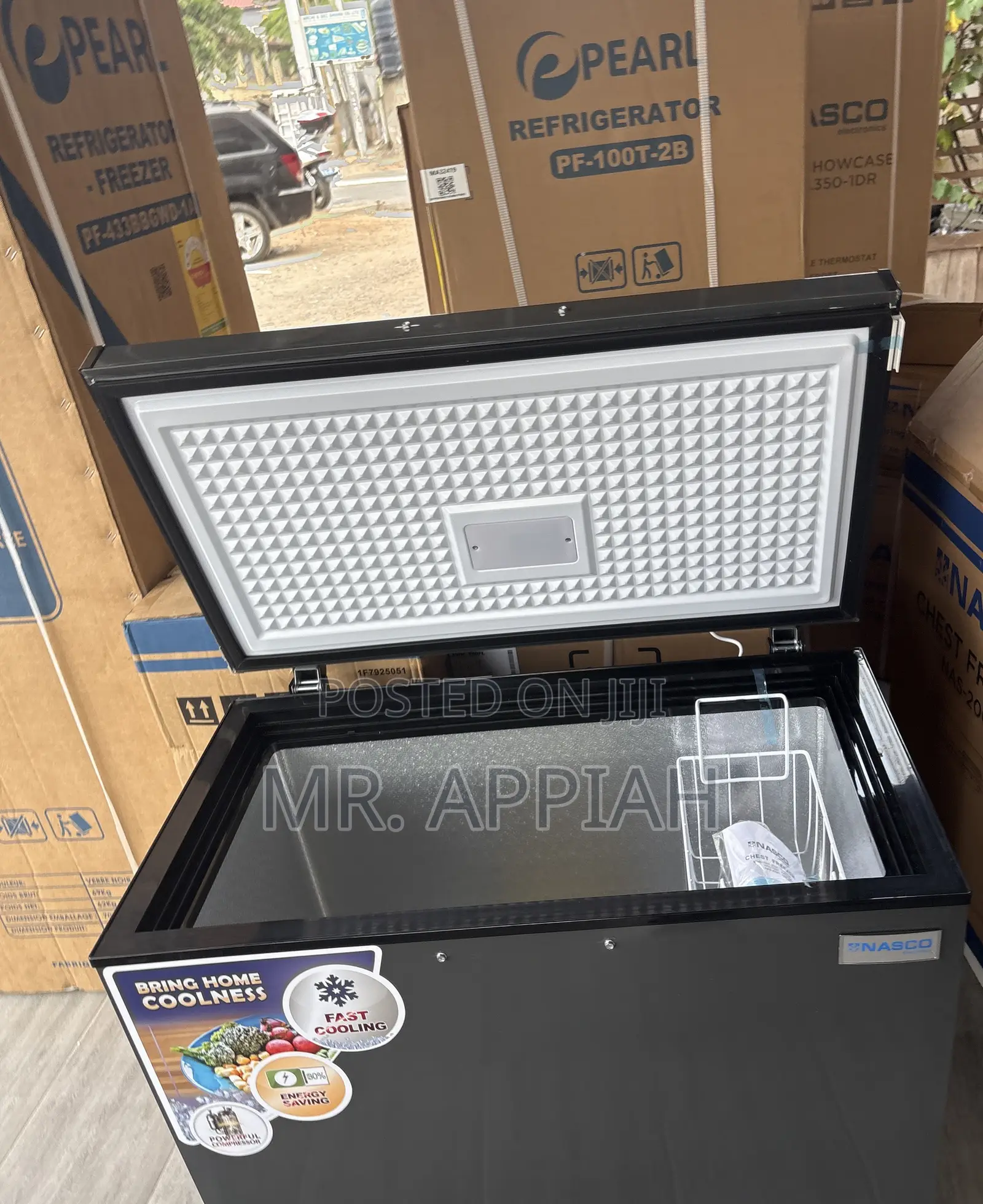 Get Premium Nasco 250fl Single Door Chest Freezer(200Liters)