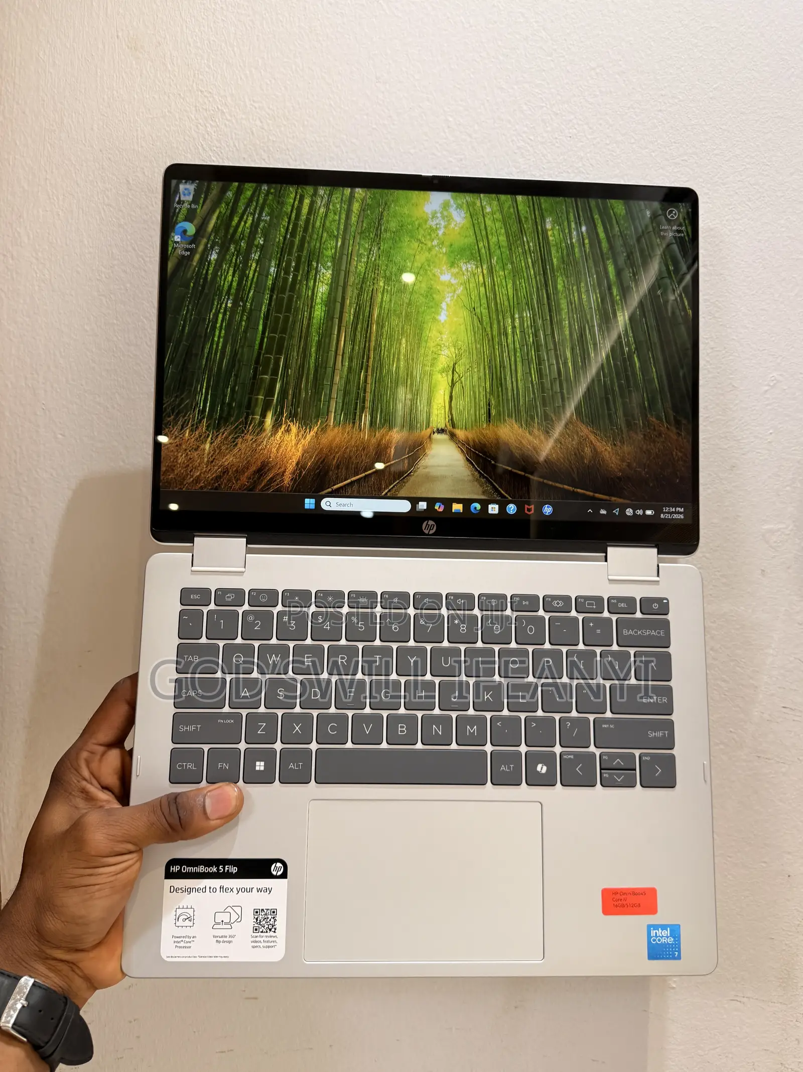 Laptop HP OmniBook 5 Flip 16GB Intel Core 7 SSD 512GB