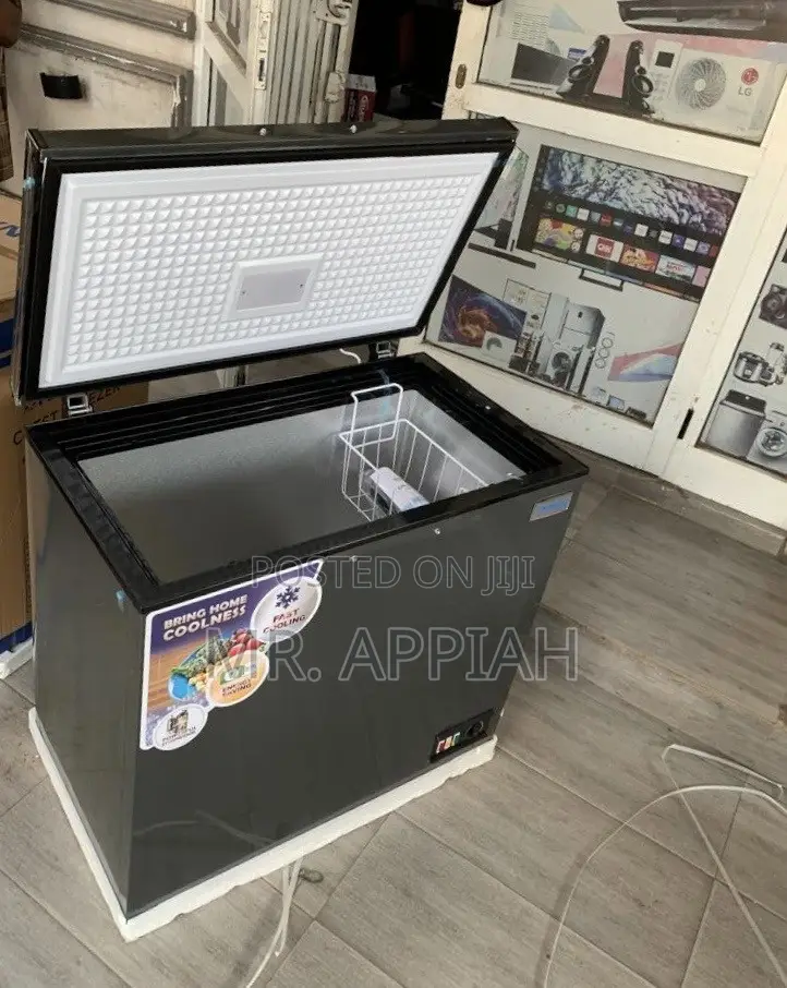 Super Affordable Nasco 200L Single Door Electric Chest Freezer(Gray).