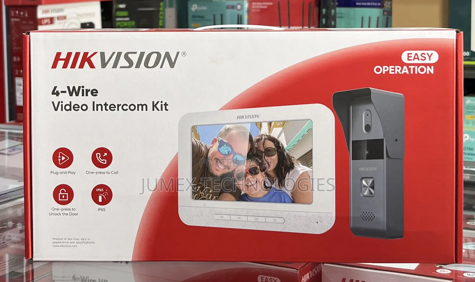 HIKVISION 4-Wire Video Intercom Kit DS-KIS203T