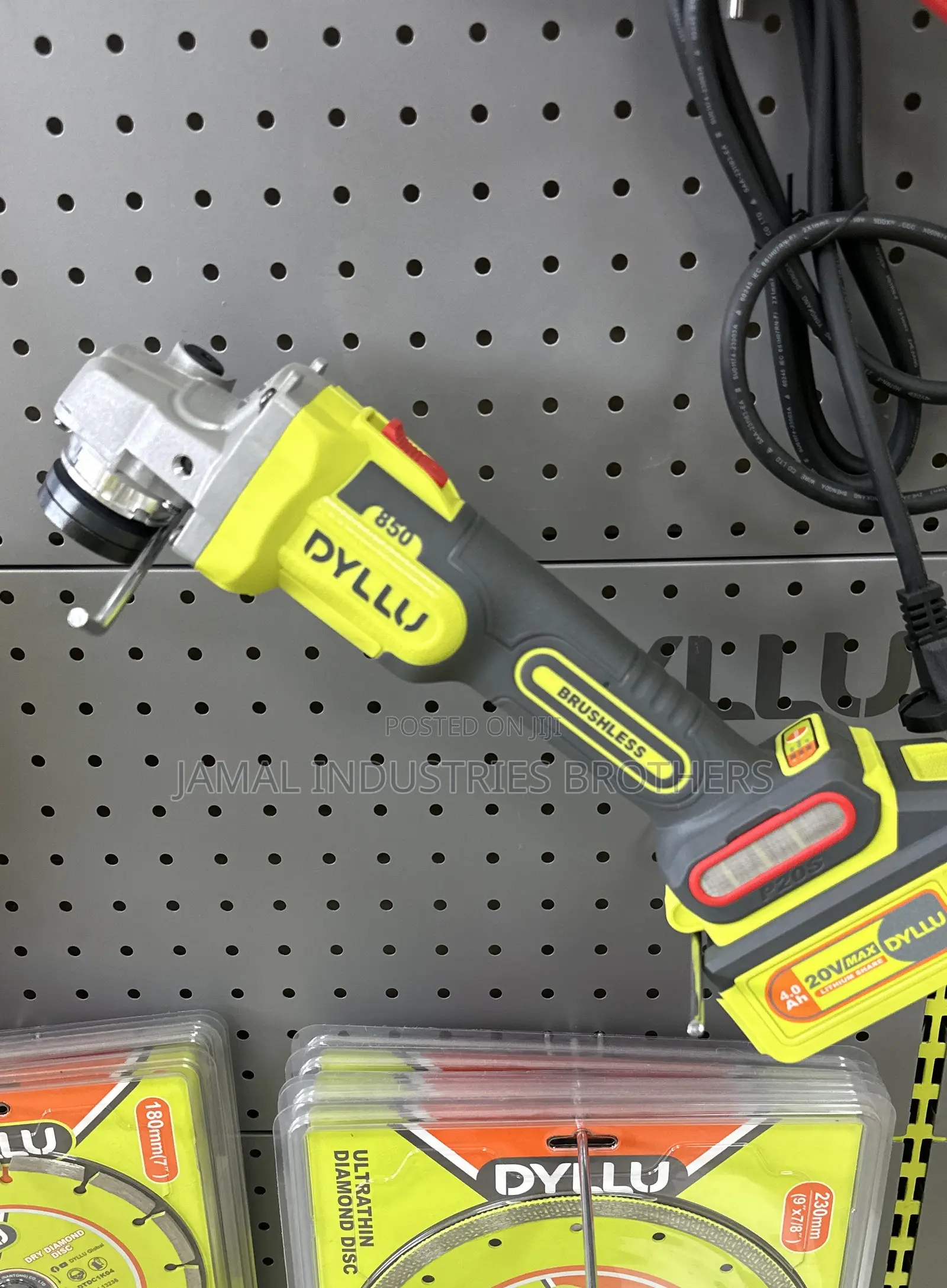 Cordless Brushless Angle Grinder 20V