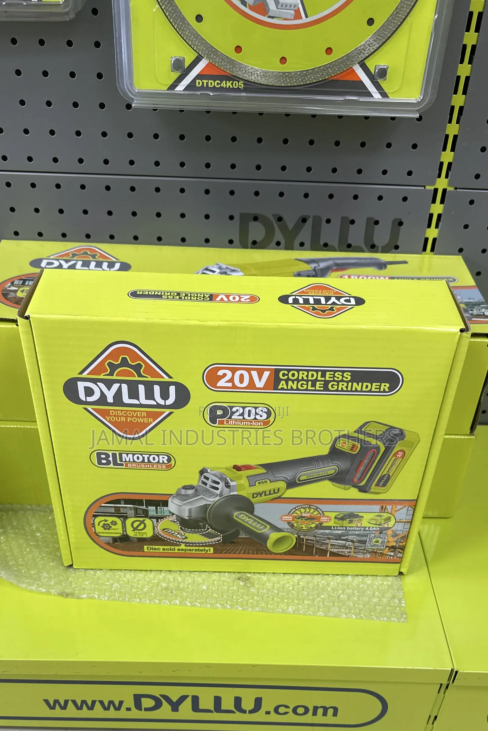 Cordless Brushless Angle Grinder 20V