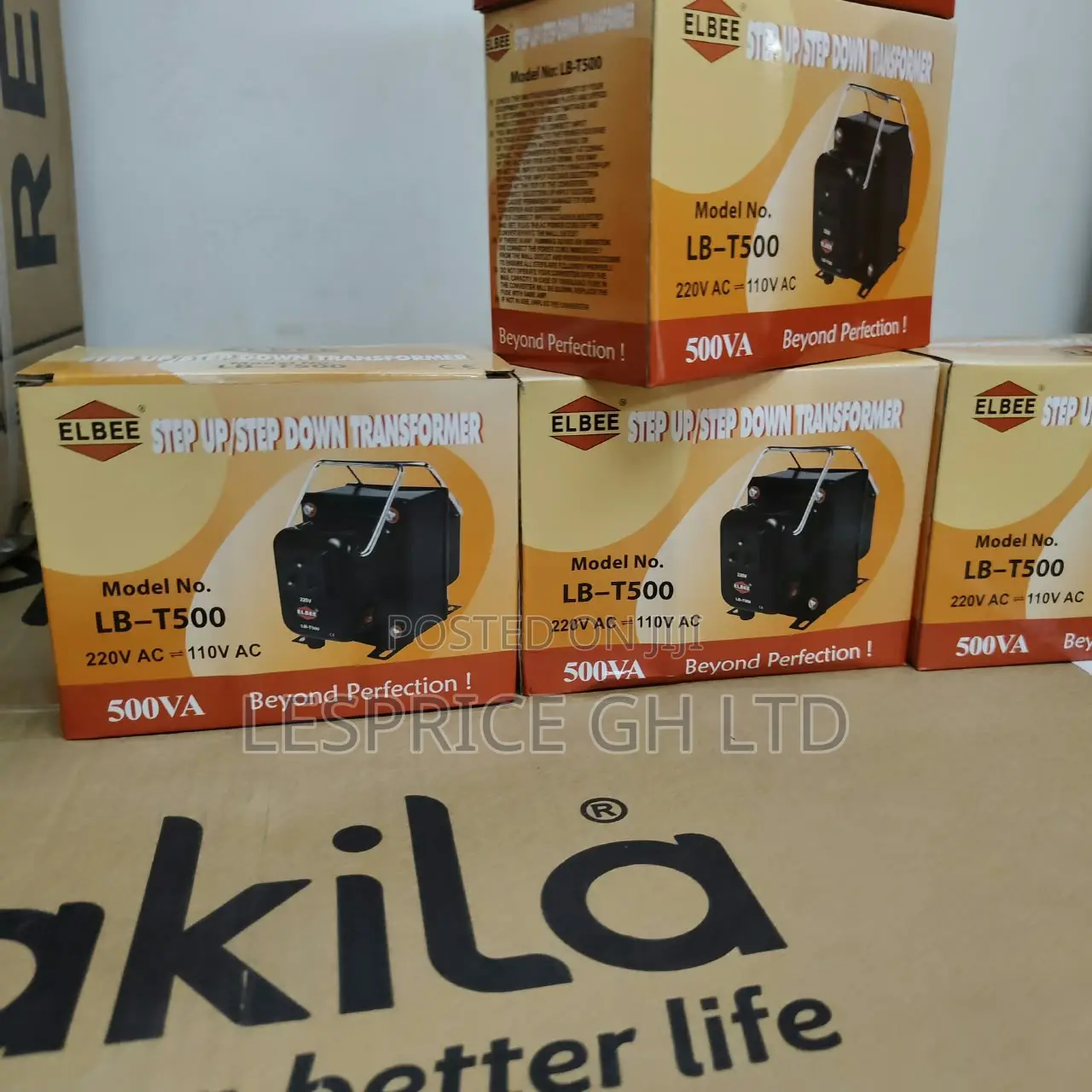 Long Lasting Original LB-T500 Step Up and Down Transformer From Elbee