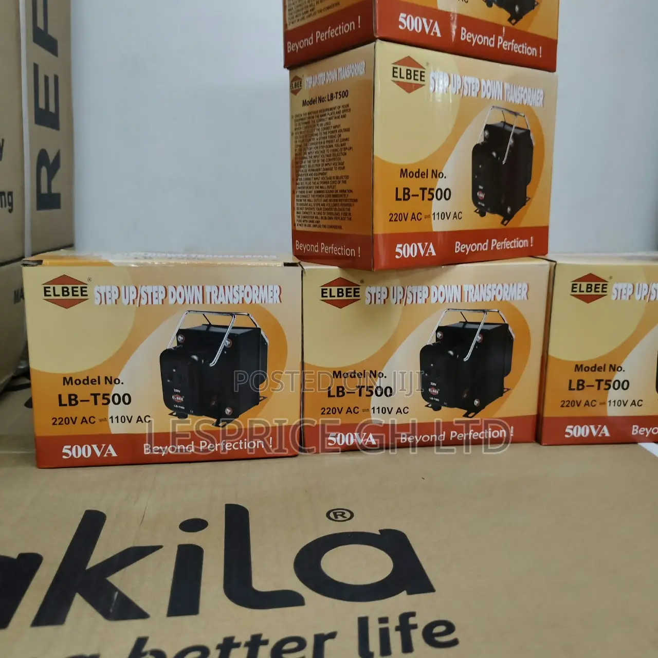 Long Lasting Original LB-T500 Step Up and Down Transformer From Elbee