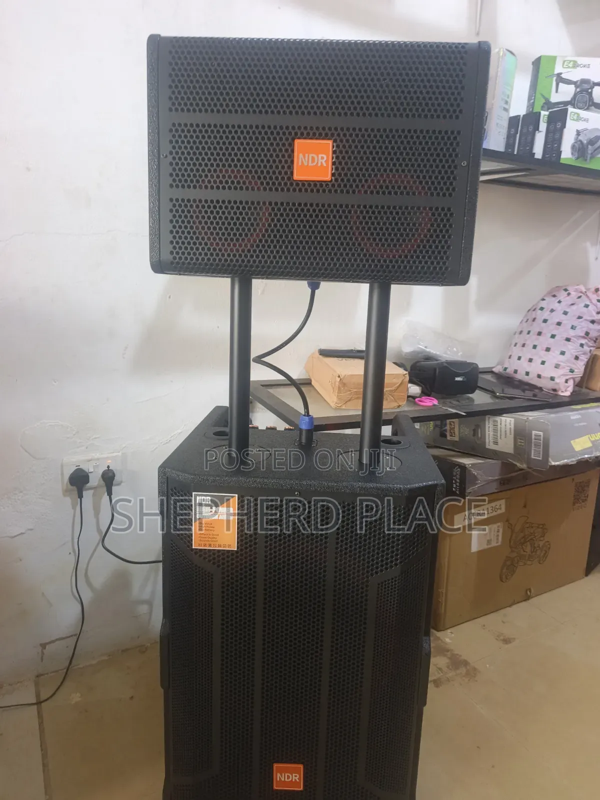 NDR-915 Professional 15-Inch Portable Rechargeable 8000W