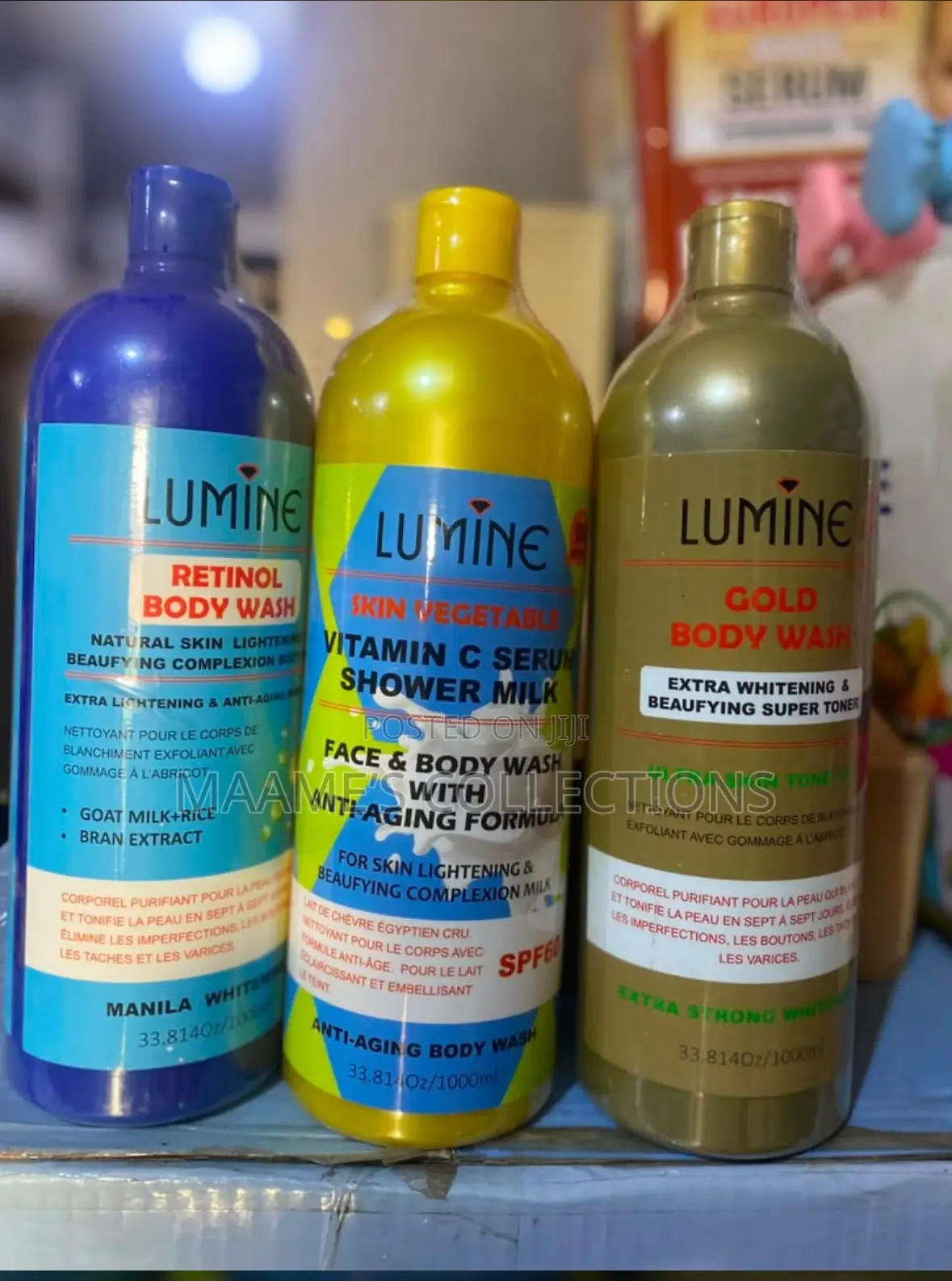 Lumine Body Wash Skin Lightening Beaufying Shower Gel.