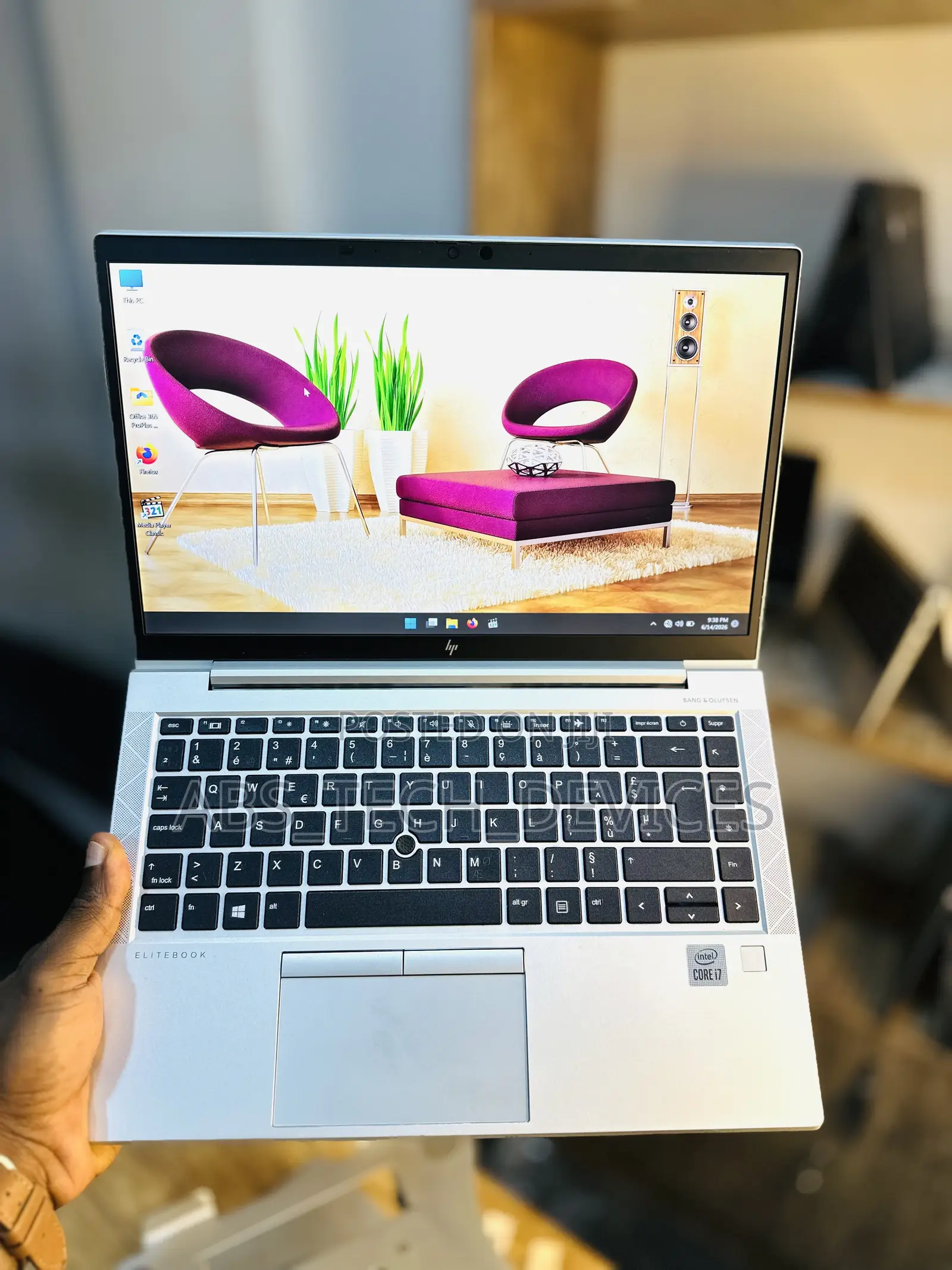 Laptop HP EliteBook 840 G7 16GB Intel Core i7 SSD 256GB