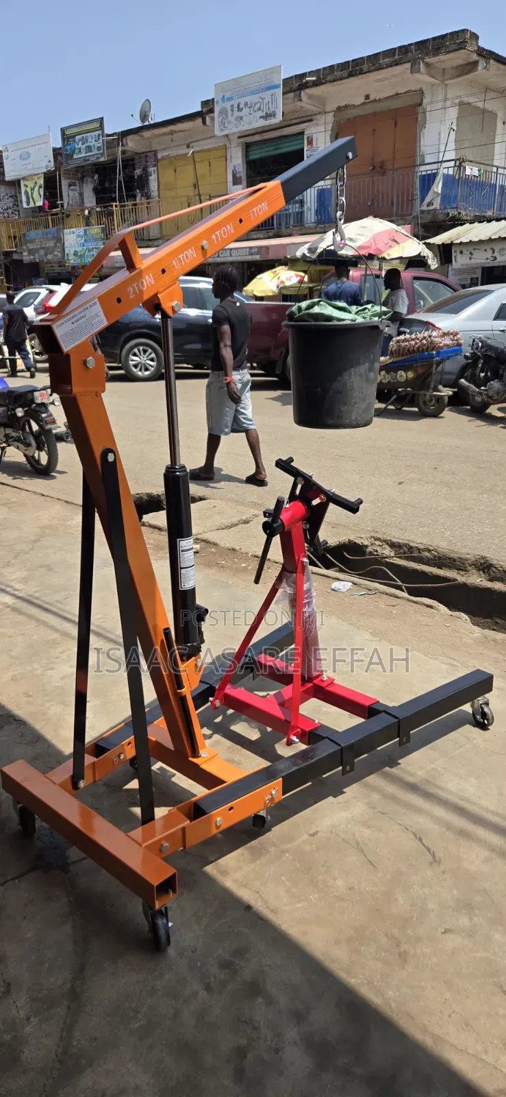 2Ton Engine Crane and Engine Stand Combo