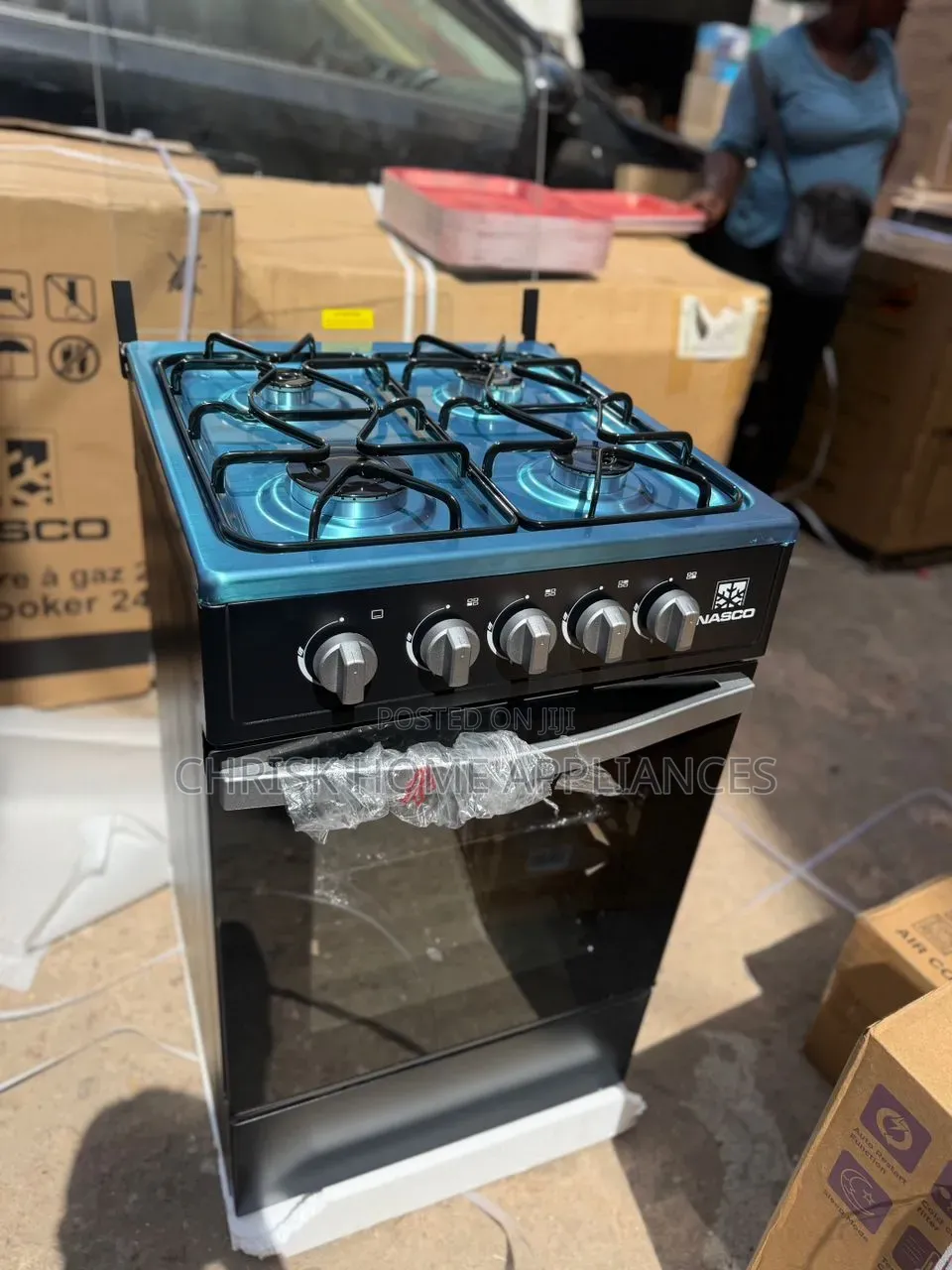Nasco 5-Burner Gas Cooker