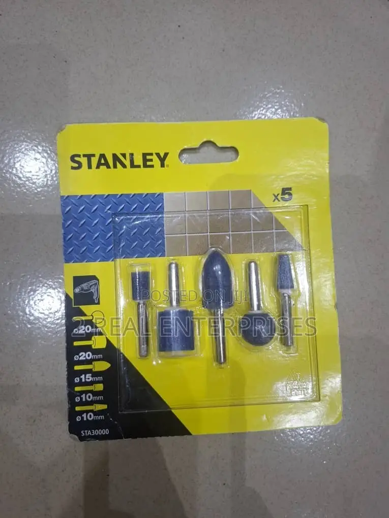 Stanley 5-Piece Mounted Stones Mixed Set 6mm