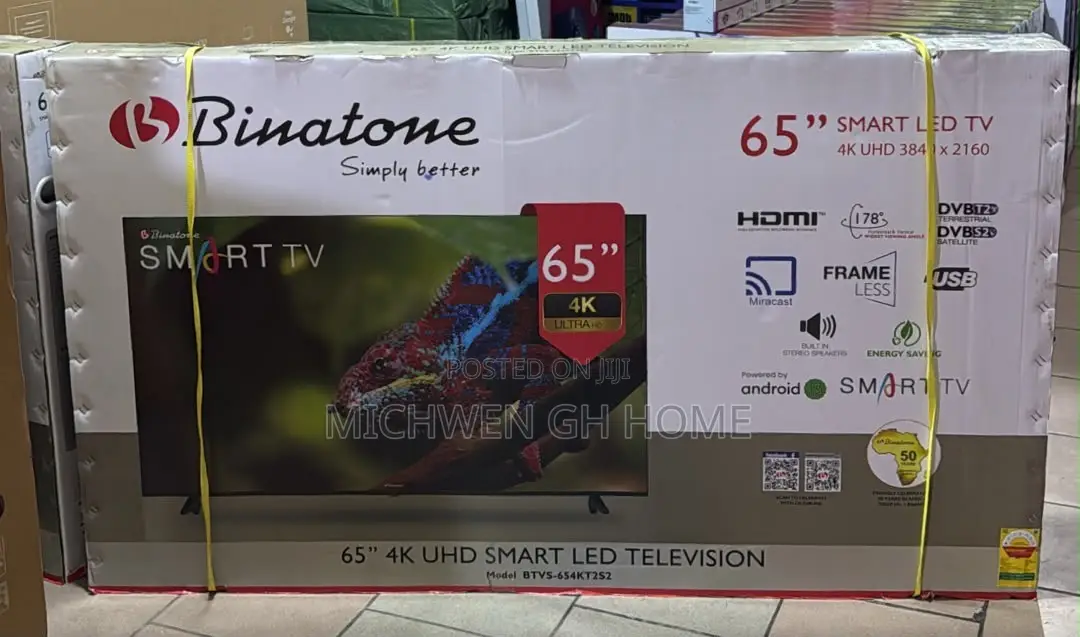 Binatone 65Inches Smart TV