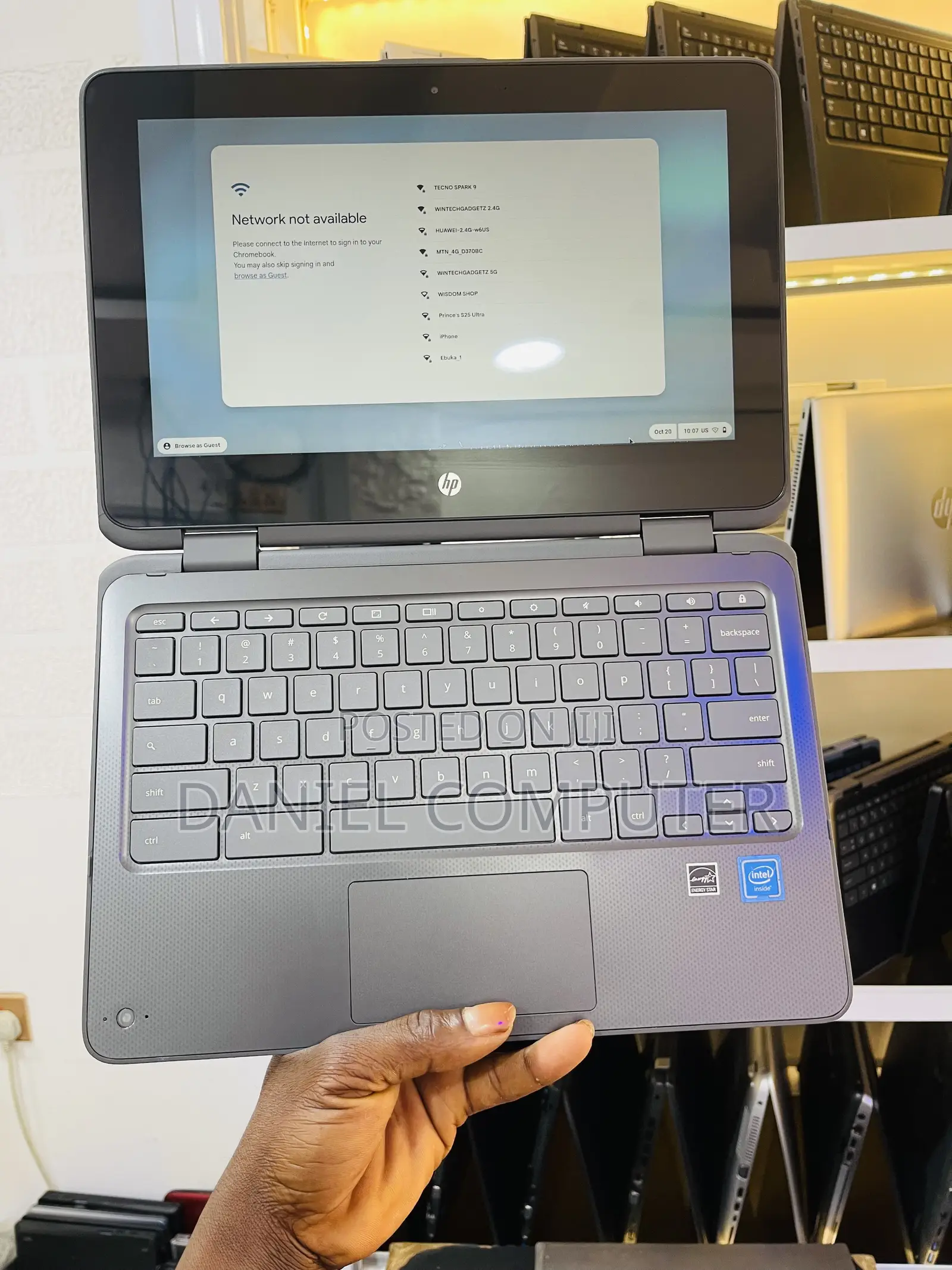 Laptop HP Chromebook X360 4GB Intel SSD 640GB