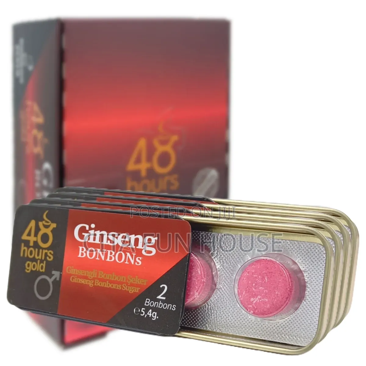 48 Hours Gold Ginseng Bonbon (Toffee) for Men