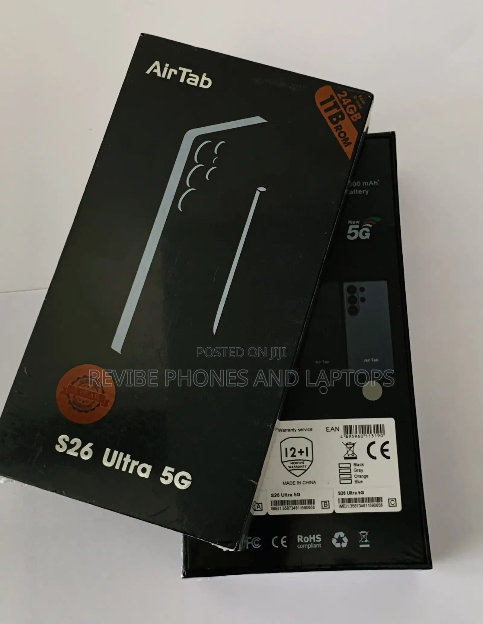 New AirTab S25 Ultra 5G 1 TB Black