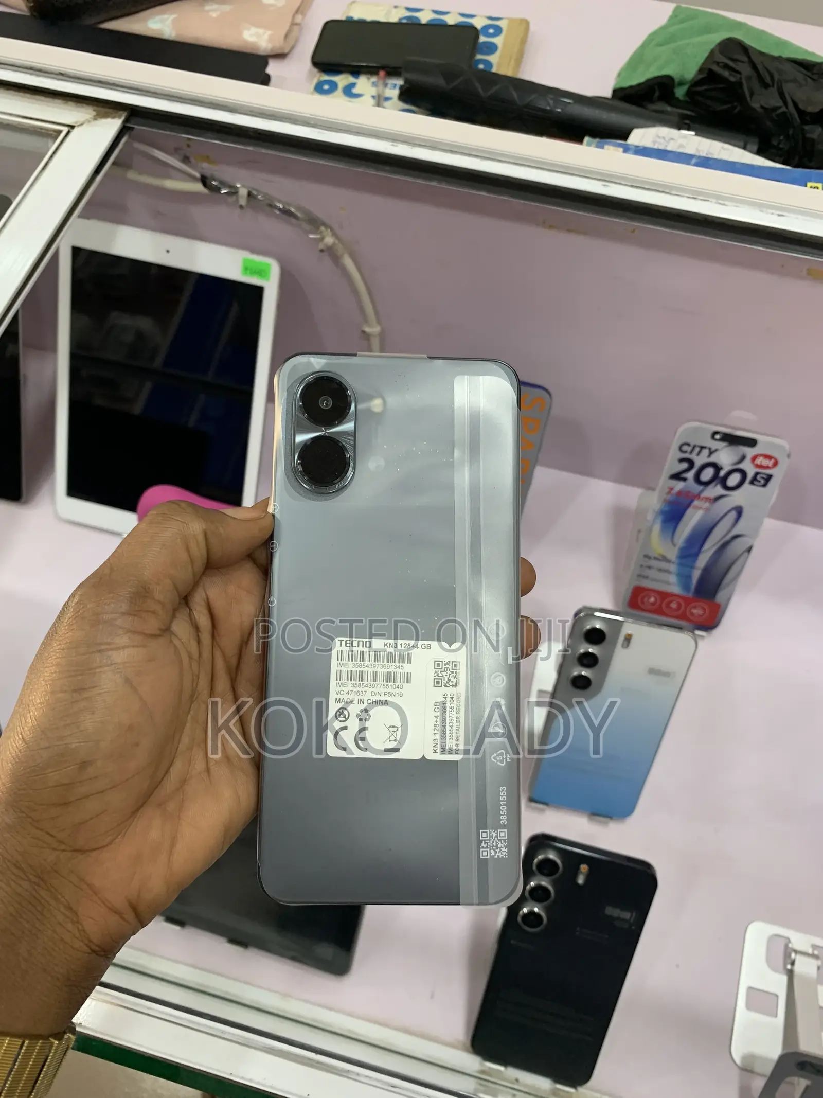 New Tecno Pop 20 128 GB Black
