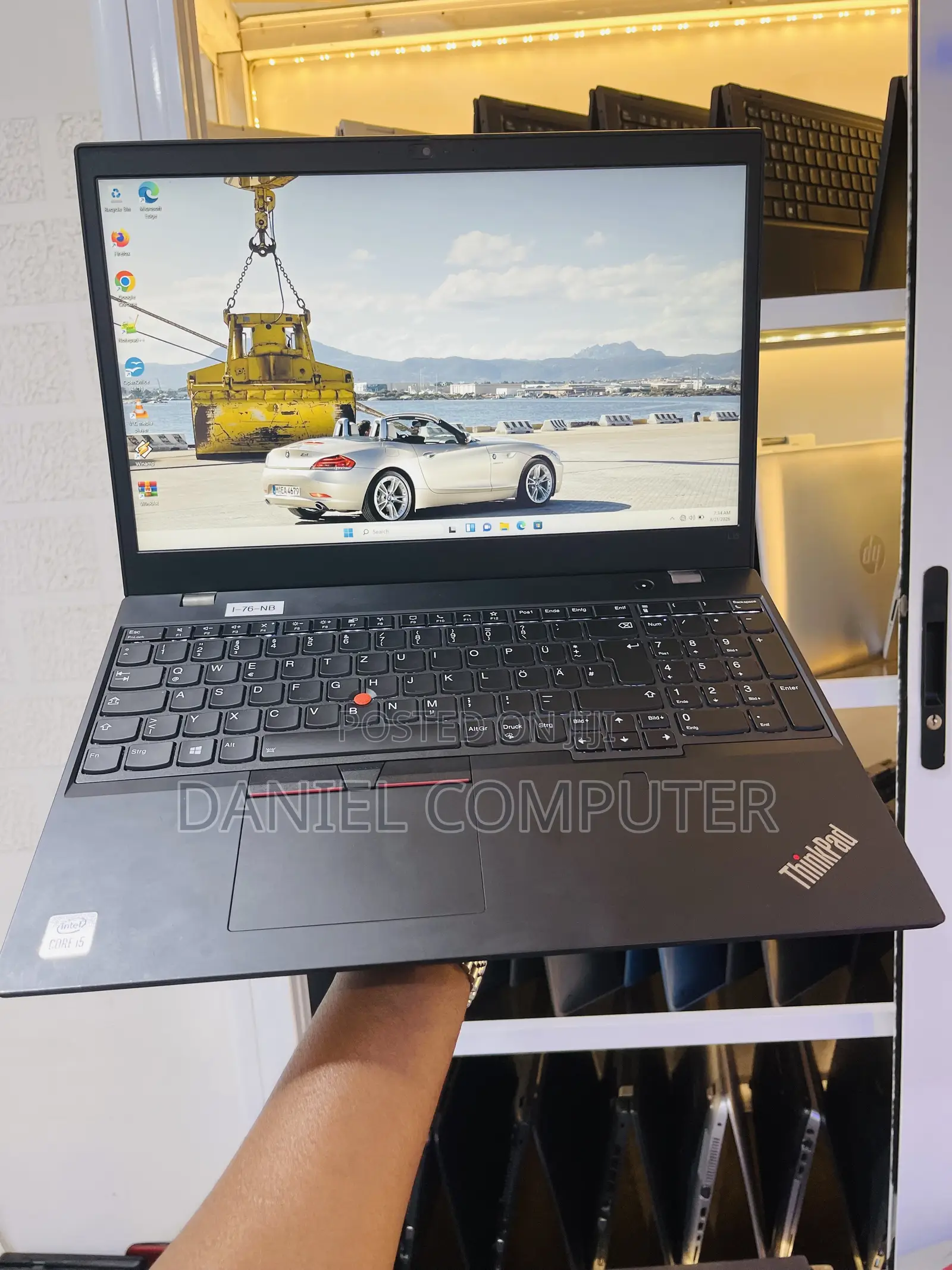 Laptop Lenovo ThinkPad L15 Gen 3 8GB Intel Core i5 SSD 256GB