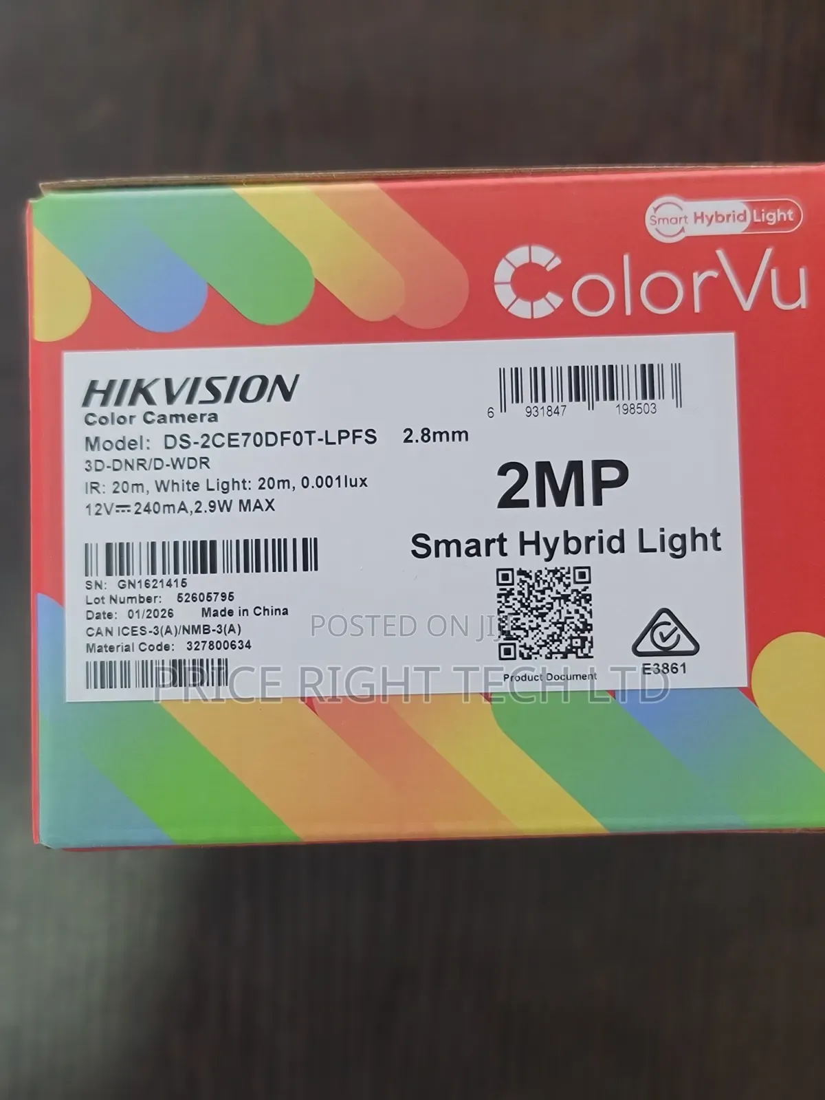 Brand New Hikvision 2mp Dome Analog Colorvu With Audio