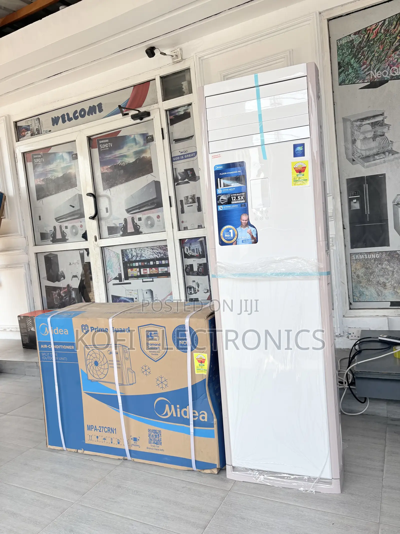 Engineered to Run Quietly Midea 3.0hp Floor Standing AC Mpa-27crn1-N