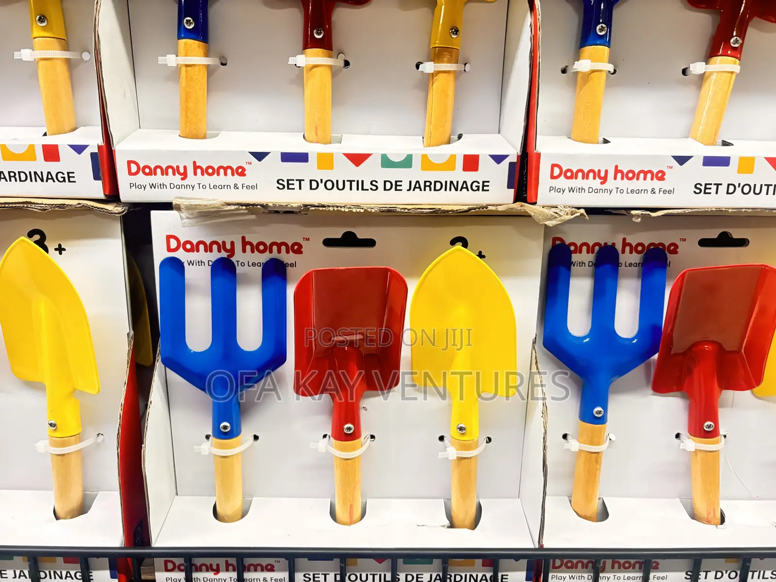 Kids Playing Farm Toolset Toy