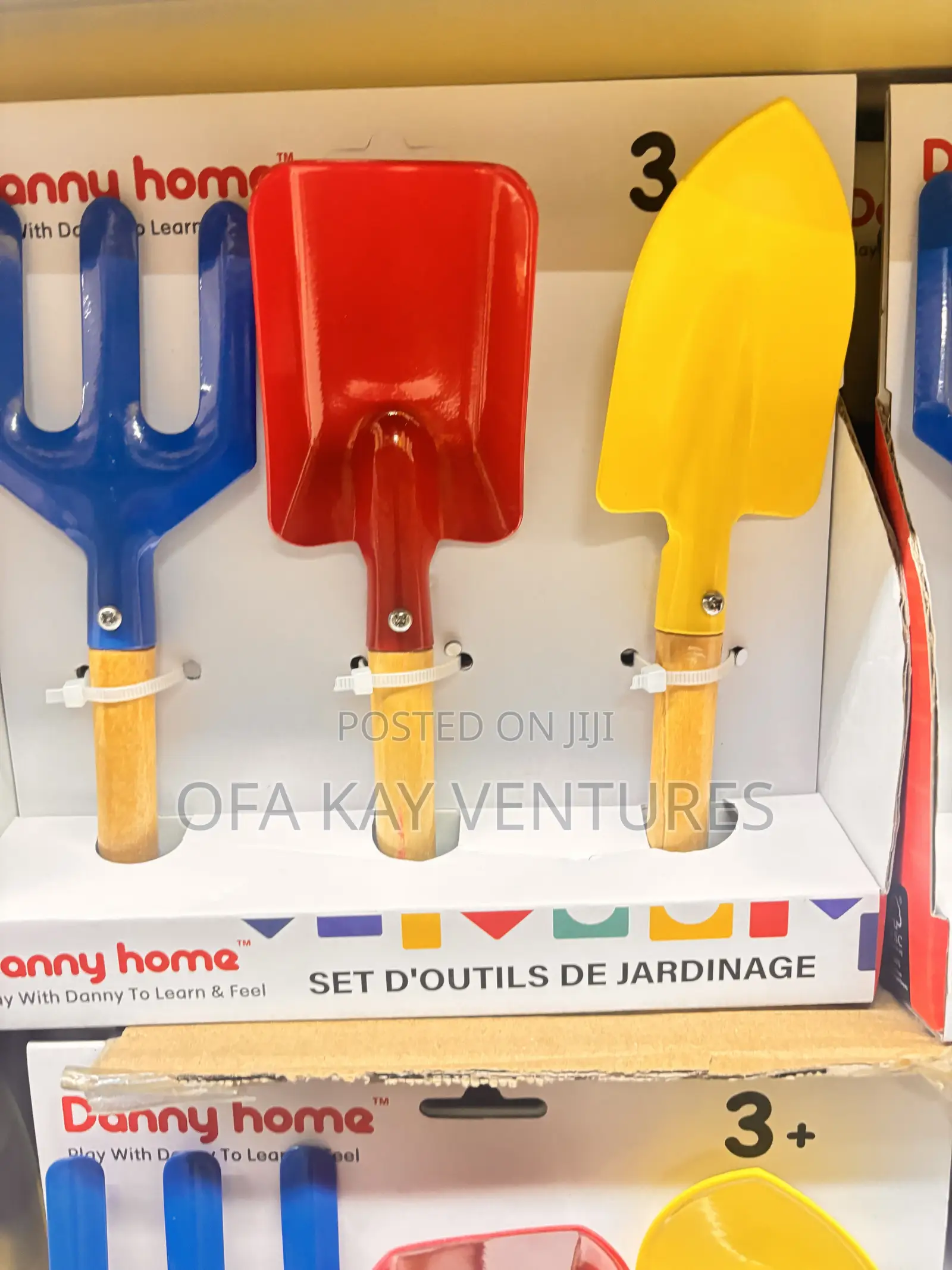 Kids Playing Farm Toolset Toy