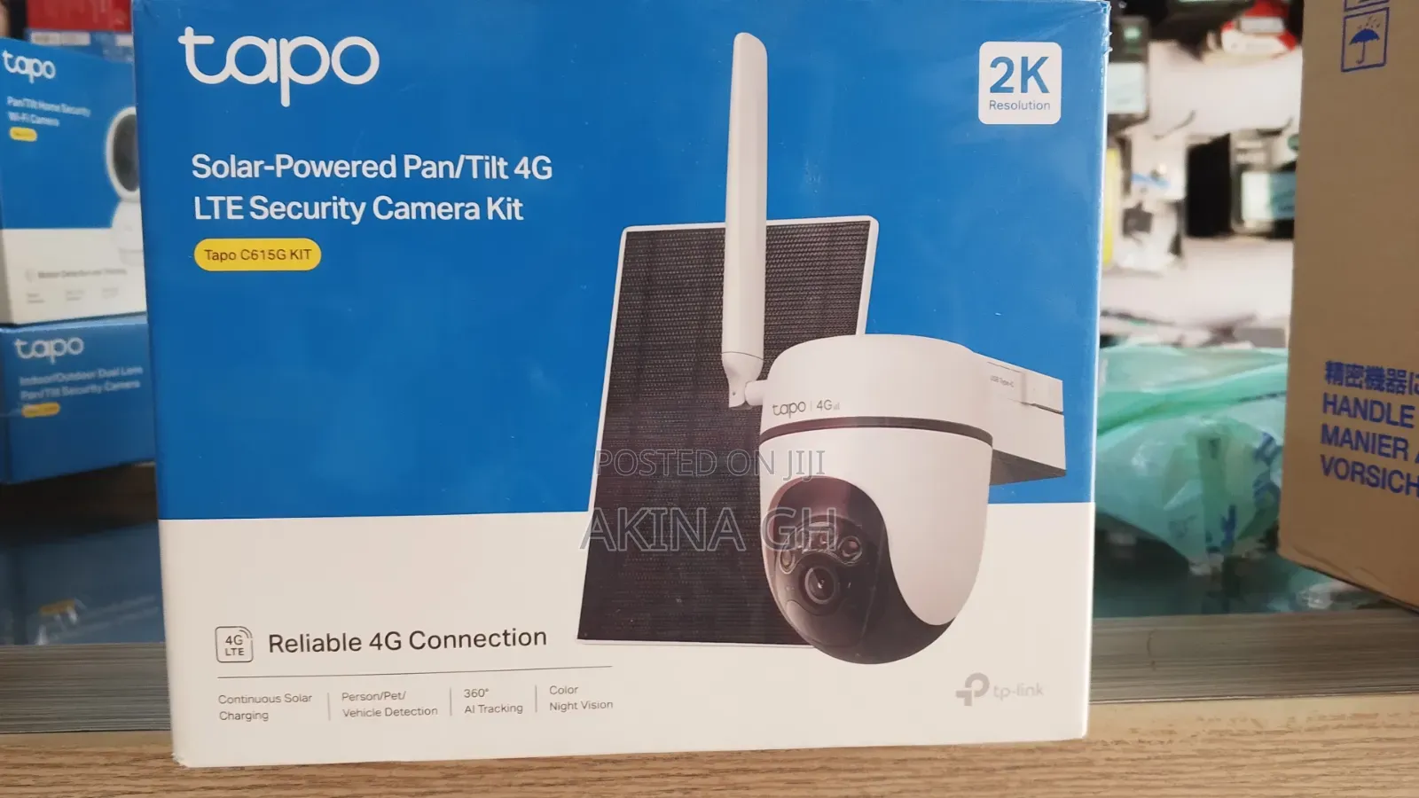 Tapo Solar-Power Pan/Tilt 4G LTE Security Camera Kit/ Tapo C615G KIT