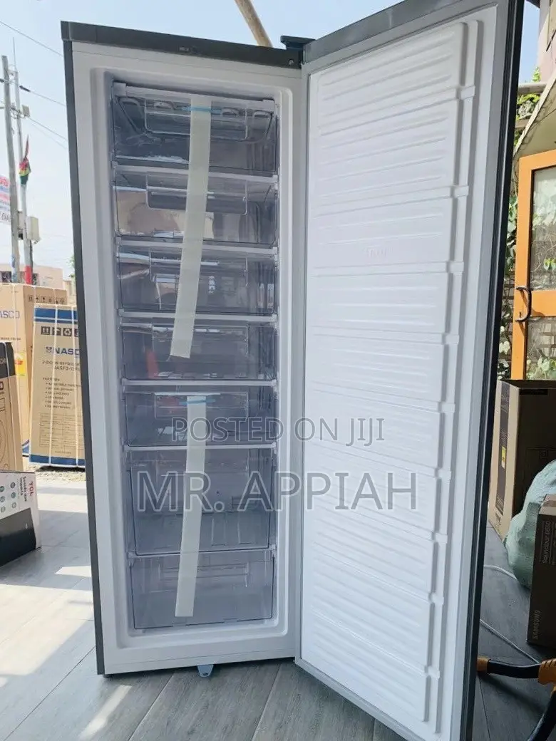 Choose Premium Pearl Upright Standing Freezer(Gray)PUF-370