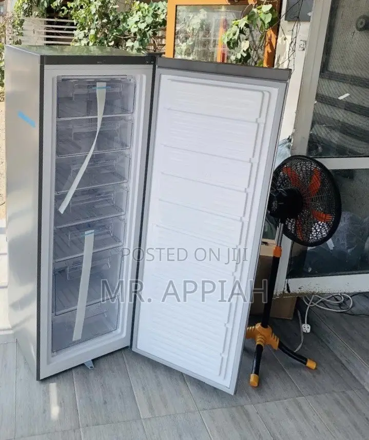 Choose Efficient Pearl Single Door Upright Standing Freezer(Gray).