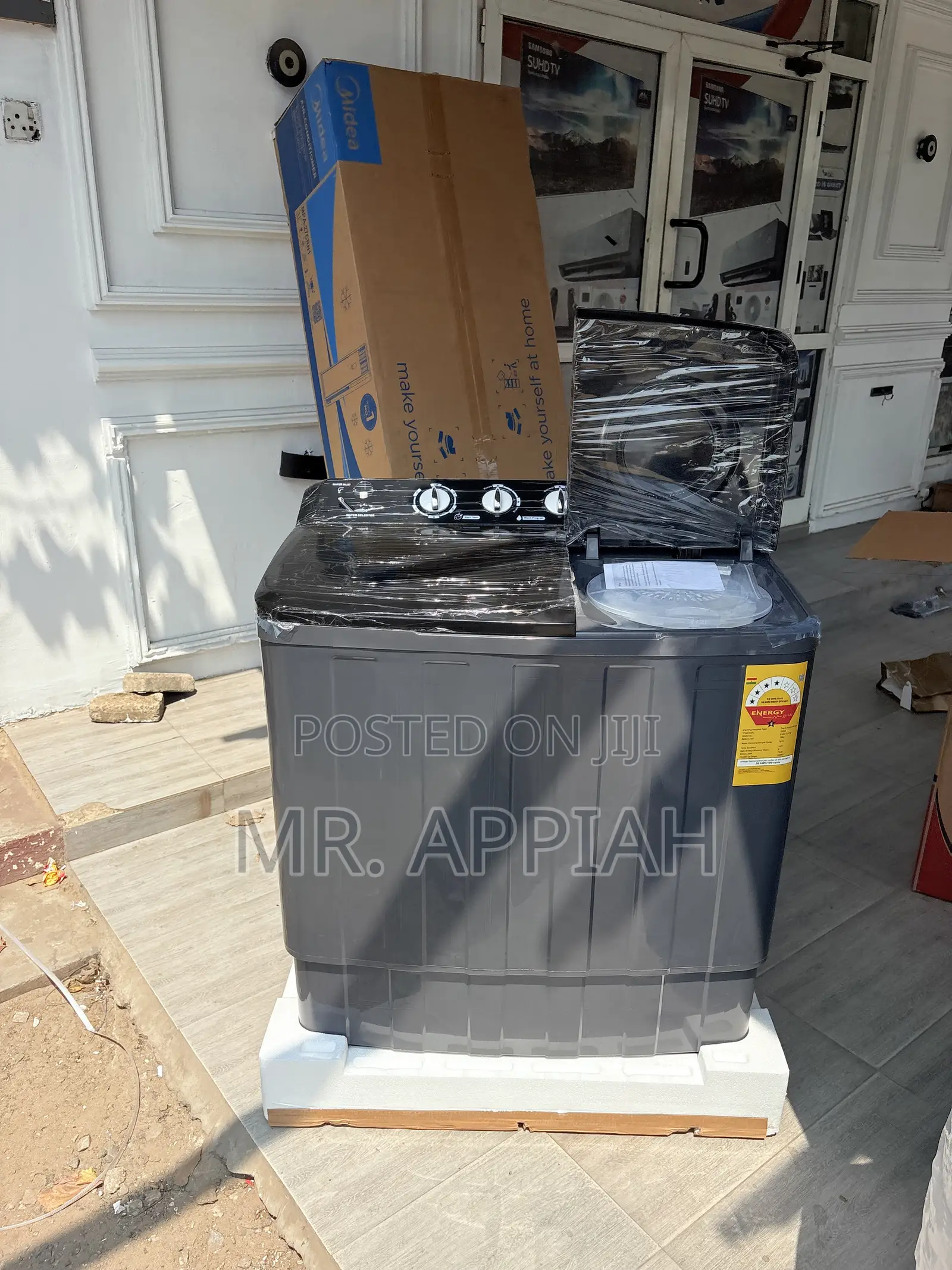 Get Classic Zara 13kg Twin Tub Washing Machine(Black) 