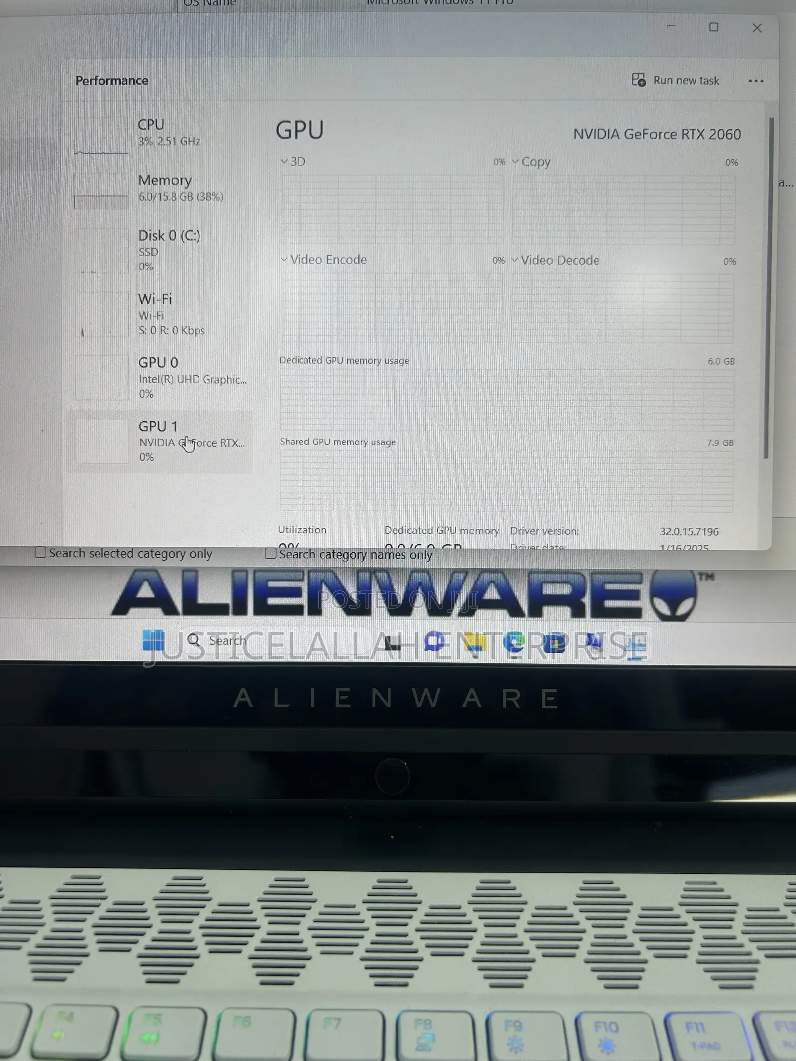 Laptop Alienware 15 R2 16GB Intel Core i7 SSD 512GB