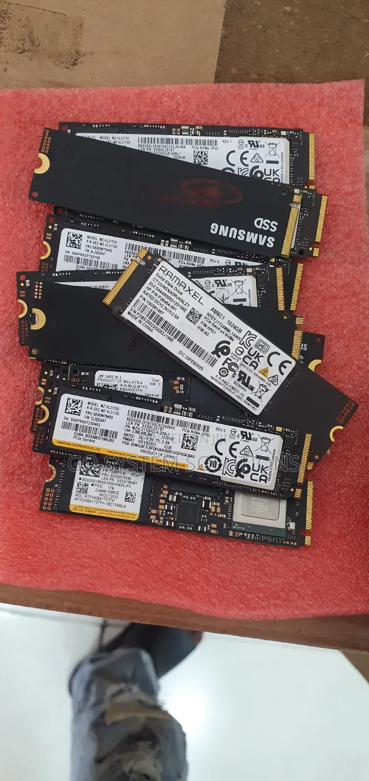 Pullout Samsung 1TB SSD