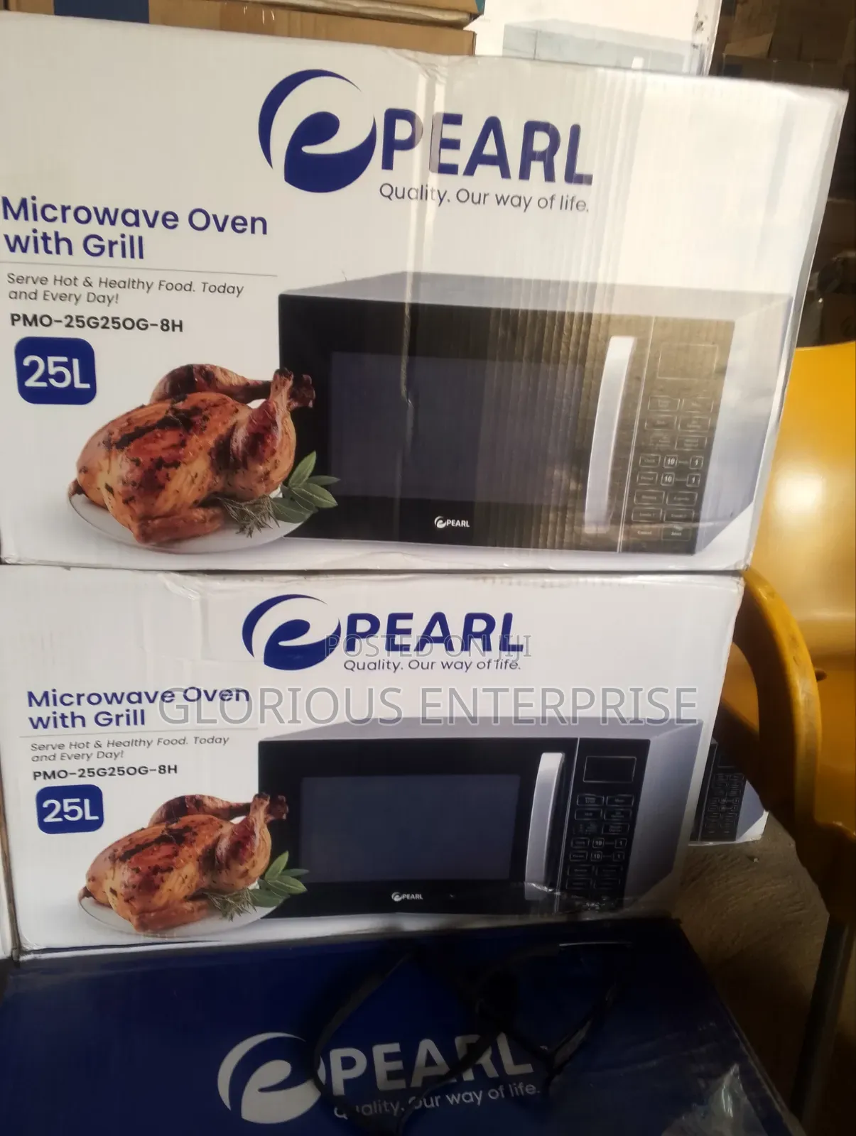 25L Digital Pearl Microwave