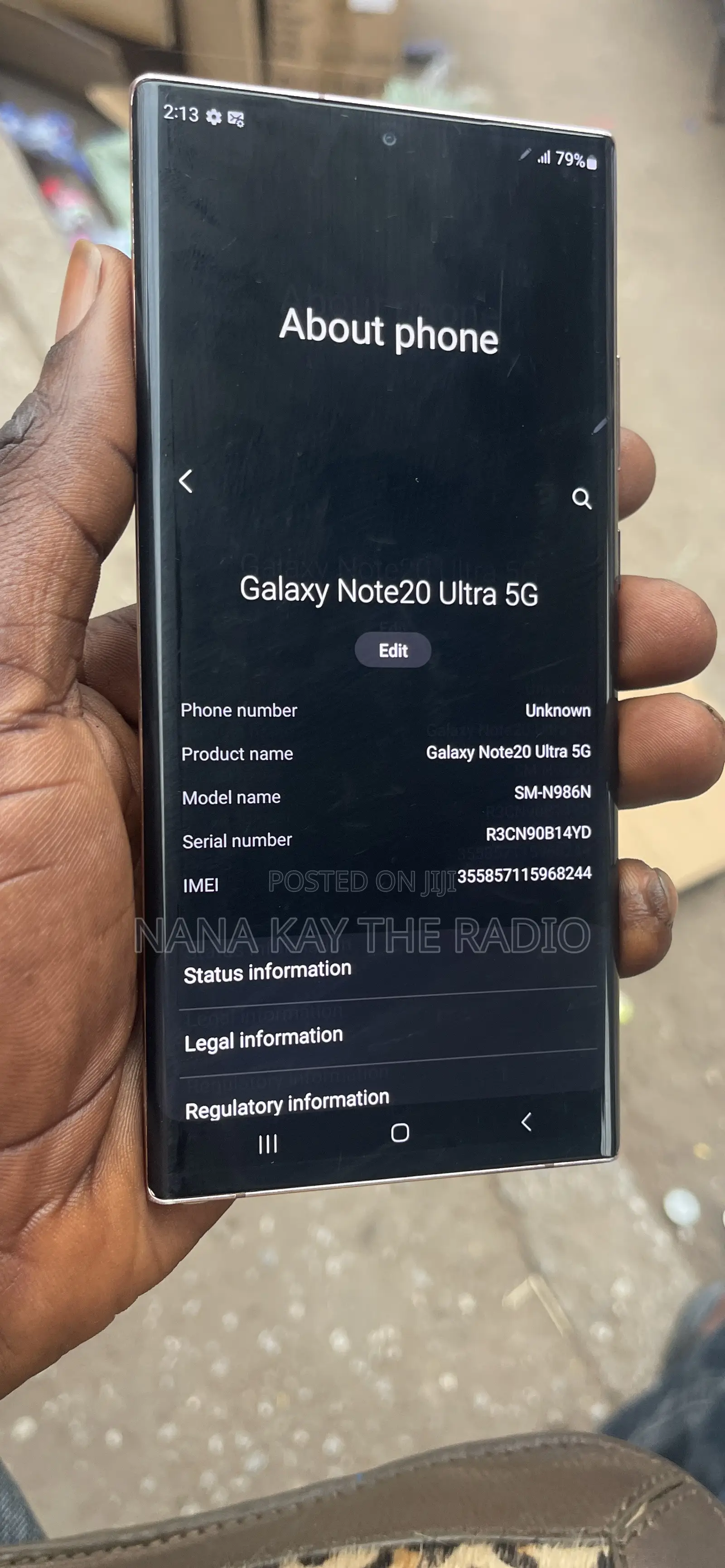 Samsung Galaxy Note 20 Ultra 5G 256 GB Rose Gold