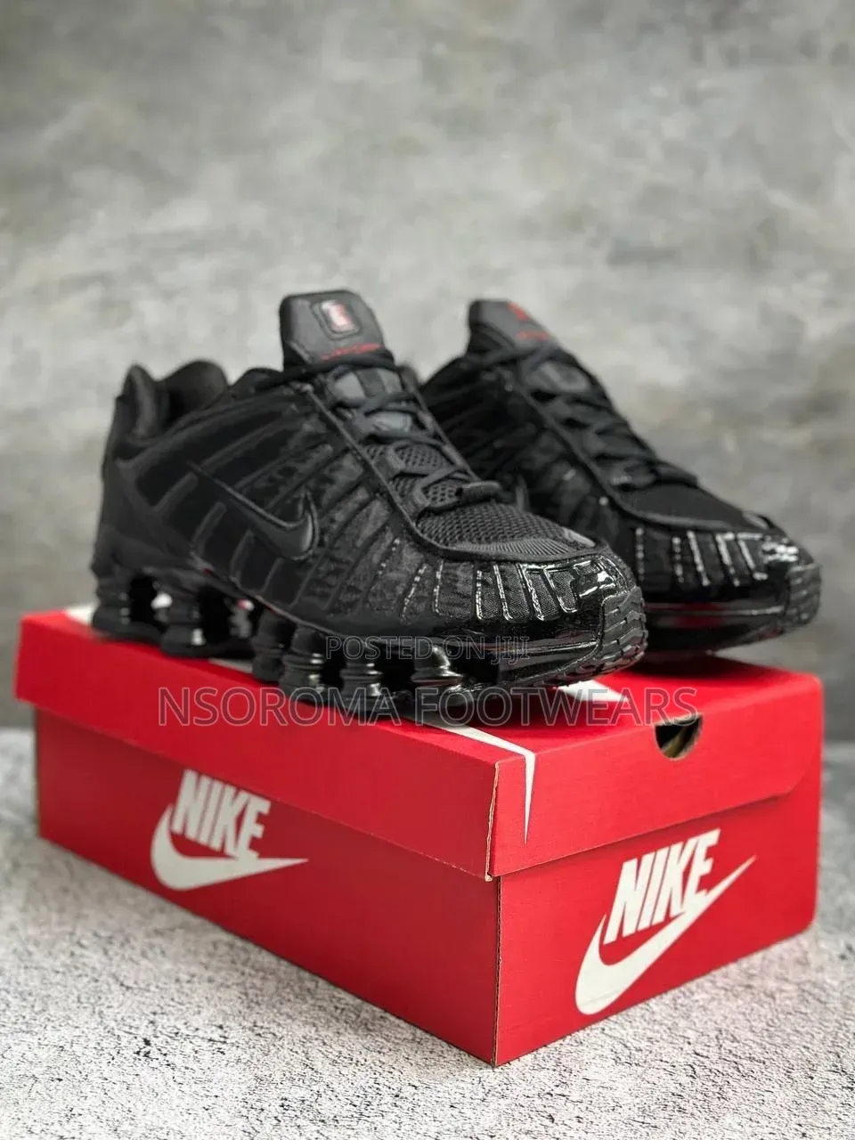 Nike Shox TL Triple Black | 40–45 | GH₵400
