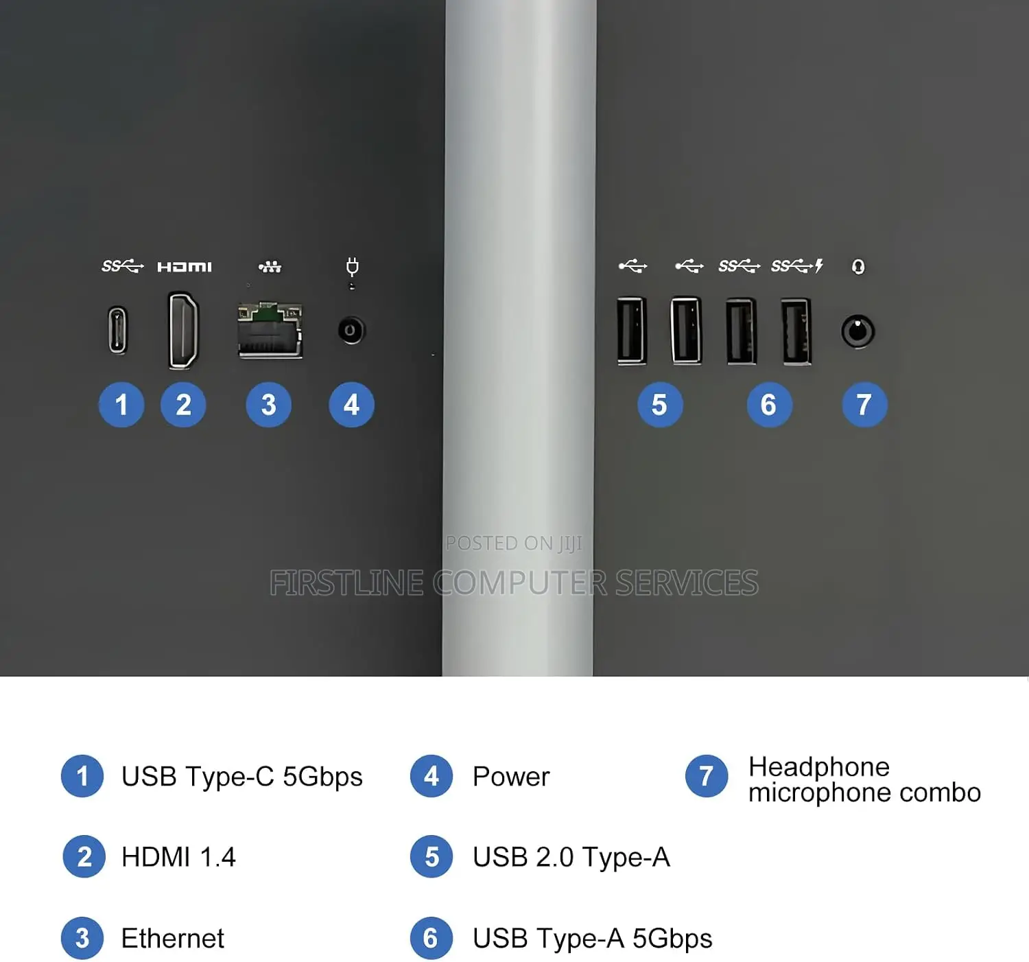 New Desktop Computer HP AiO 24 8GB Intel Core Ultra 5 SSD 512GB