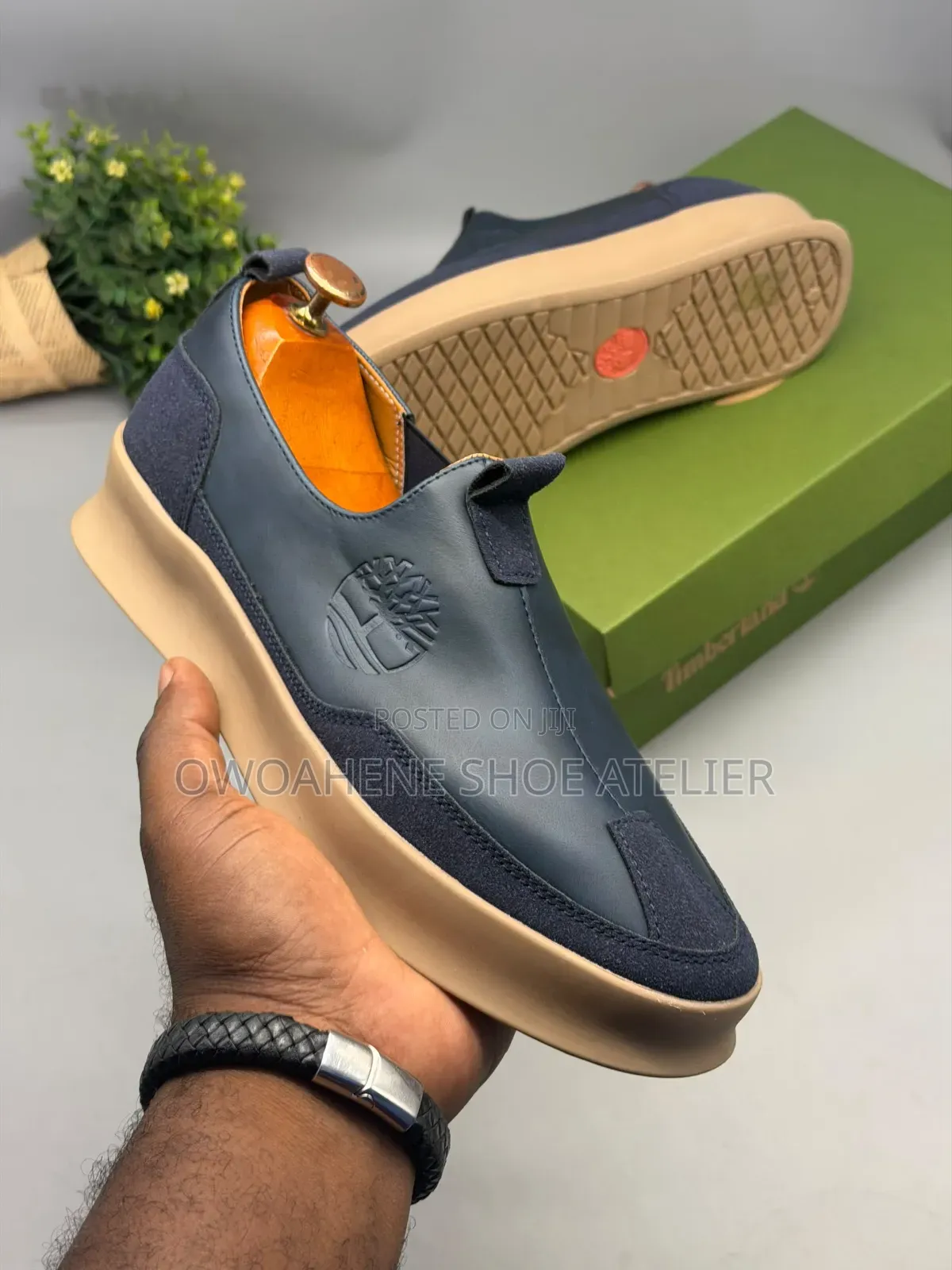 Timberland Leather Slip-on Casual Sneakers