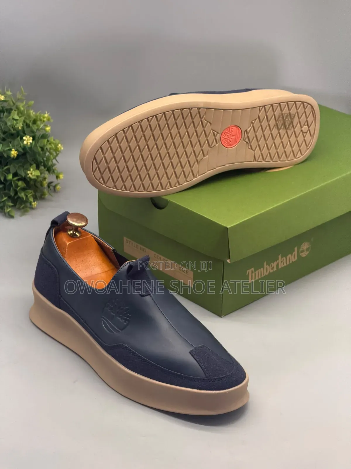 Timberland Leather Slip-on Casual Sneakers