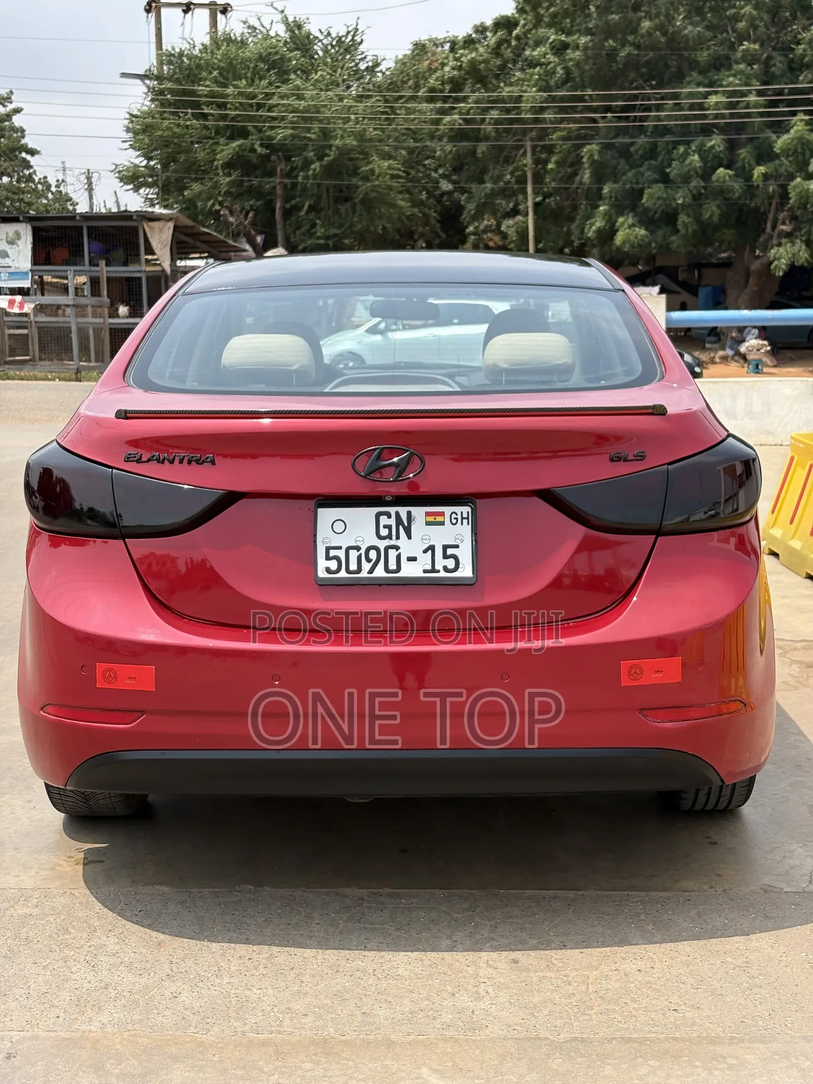 Hyundai Elantra Limited PZEV 4dr Sedan (1.8L 4cyl 6A) 2015 Red