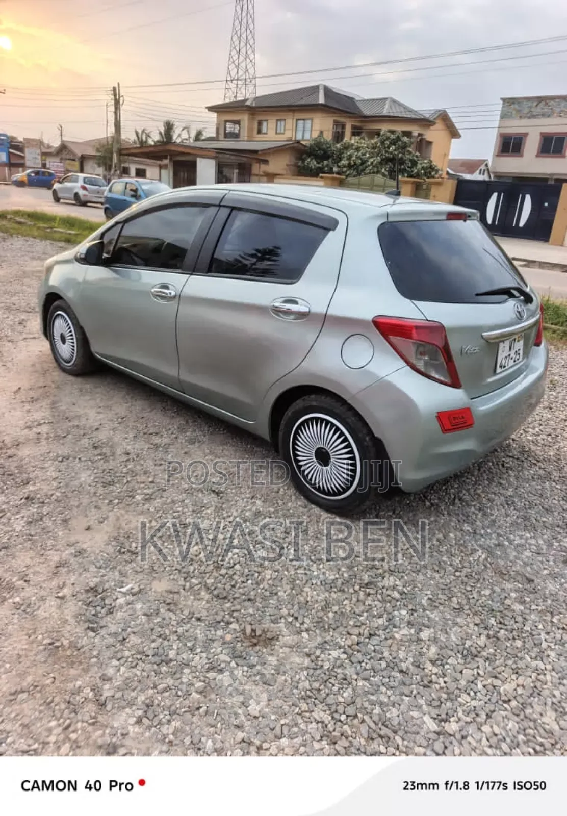 Toyota Vitz 2012 Gray