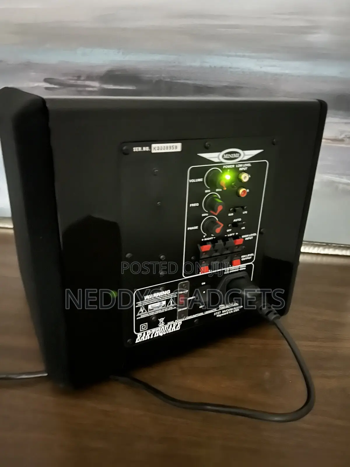 Minime Earthquake P8 Version 1 Powered Subwoofer- Black Piano