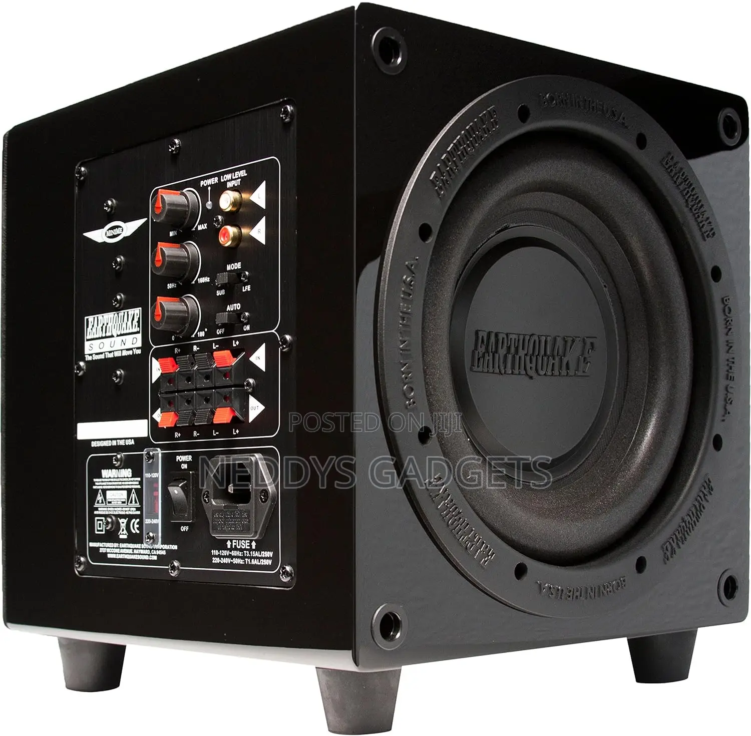 Minime Earthquake P8 Version 1 Powered Subwoofer- Black Piano