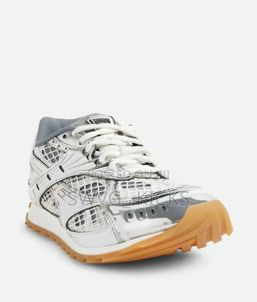 Bottega Veneta Orbit Silver/White