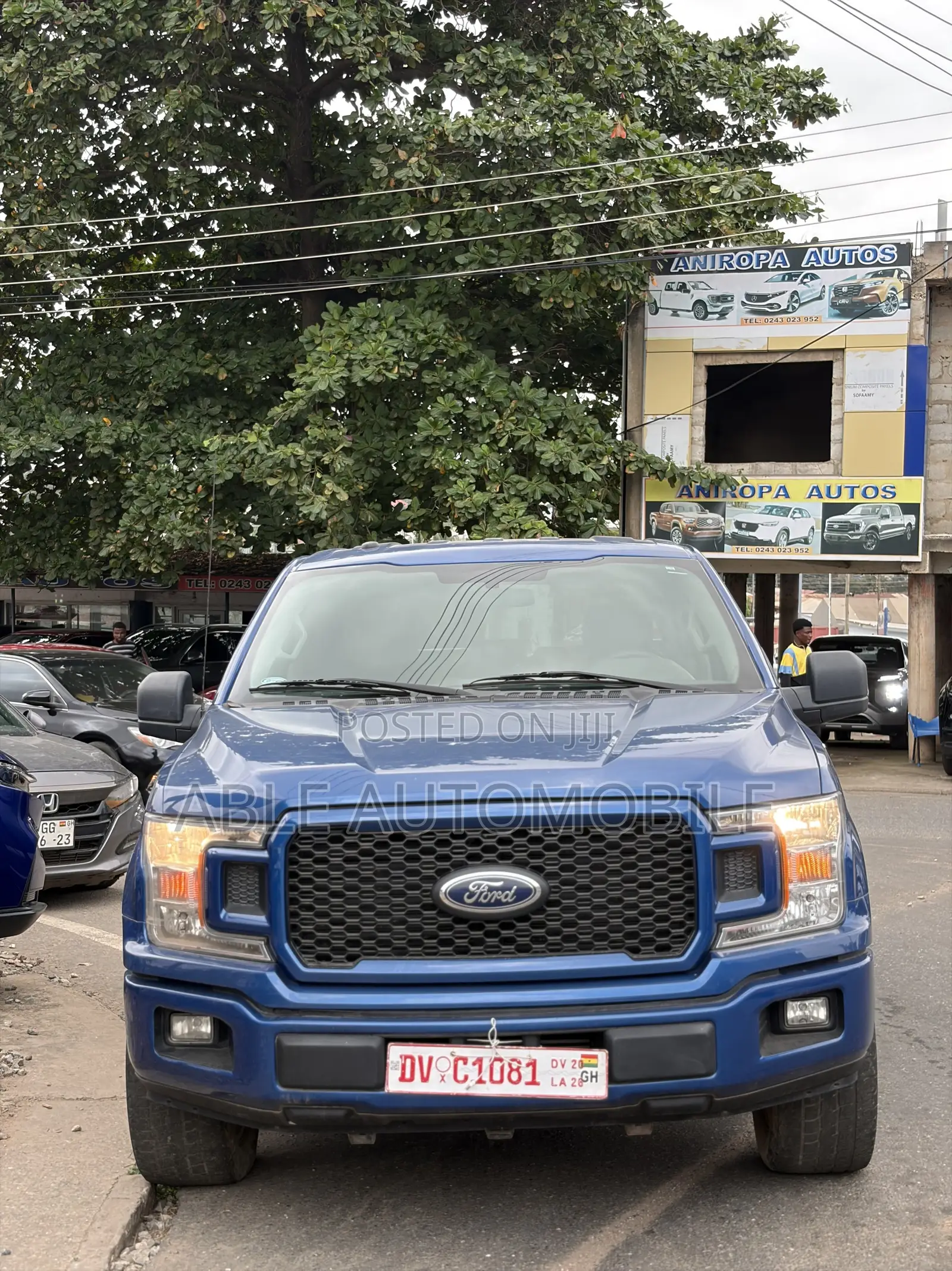 Ford F-150 XL 4x4 Regular Cab Styleside 8 ft. box 141 in. WB 2018 Blue