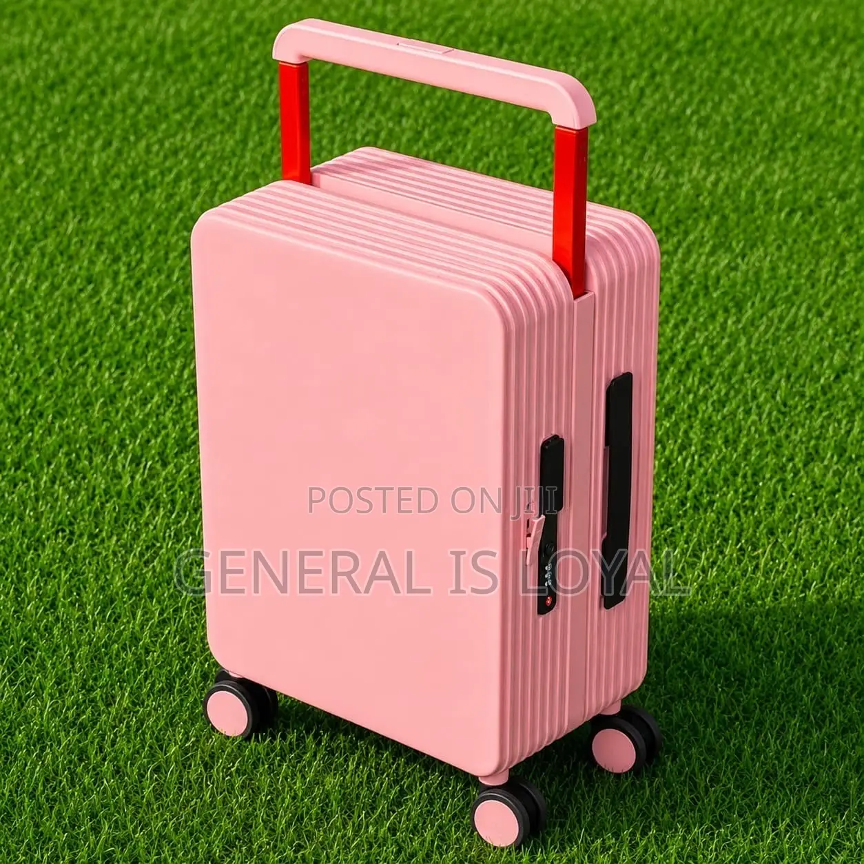 Peach Hand Luggage 8kg Traveling Bag With Lock