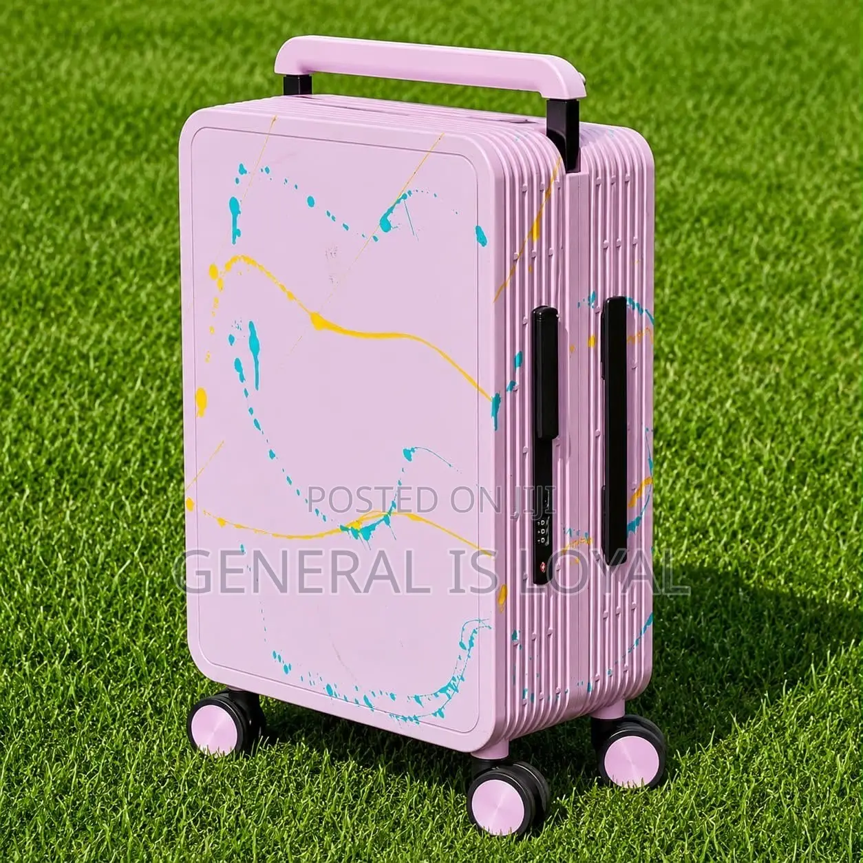 Peach Hand Luggage 8kg Traveling Bag With Lock
