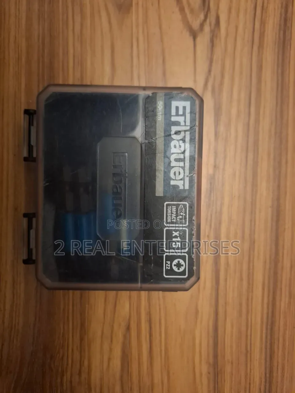 15-Piece Set of Erbauer 50mm PZ2 Impact Torsion Screwdriver Bits