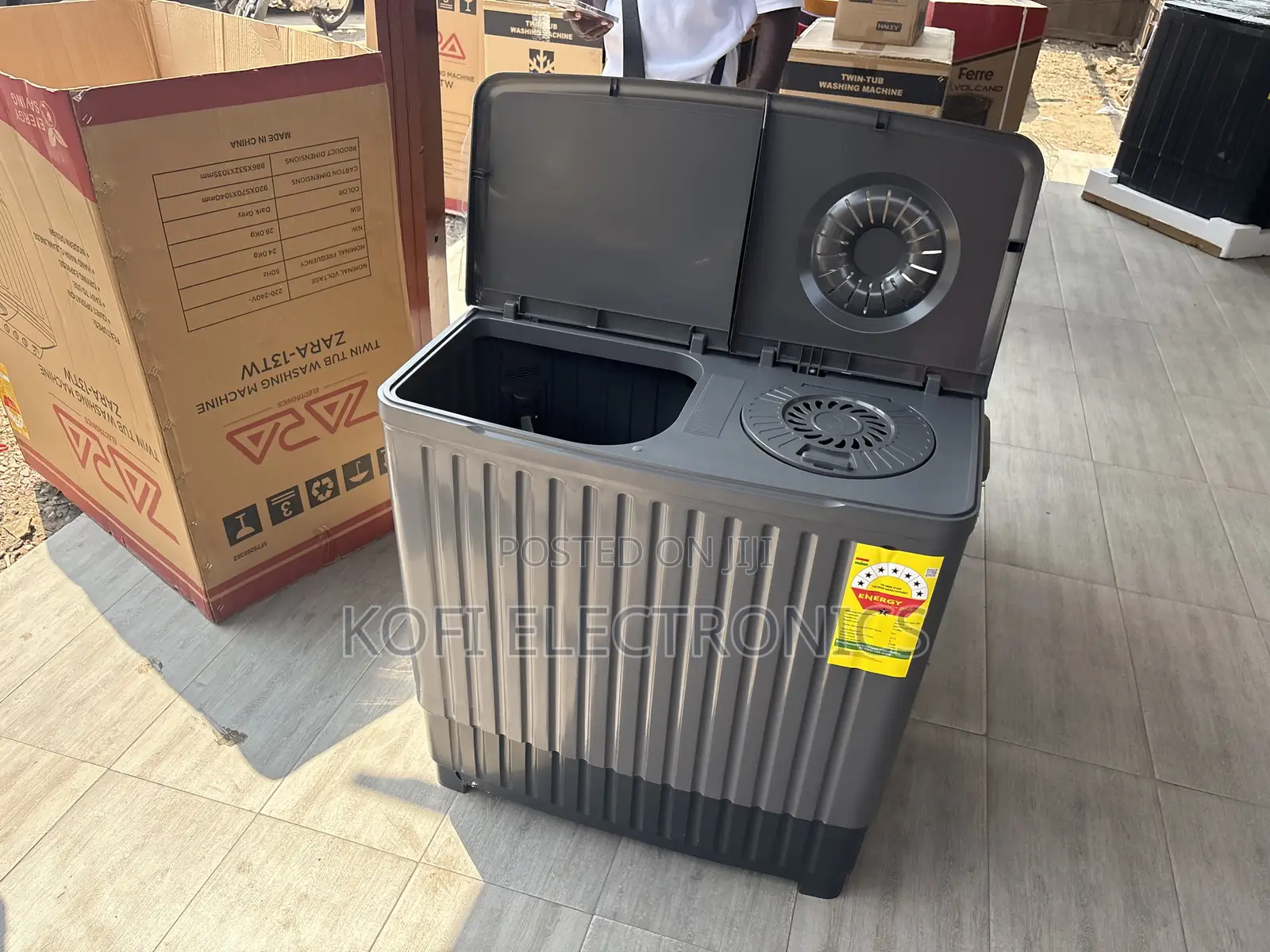 Reliable for All Laundry -Nasco 7kg Twin Tub Washing Machine