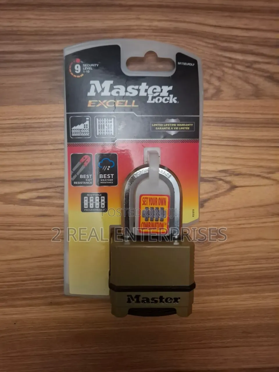 Master Lock Heavy Duty Resettable Combination Padlock M175EURDLF