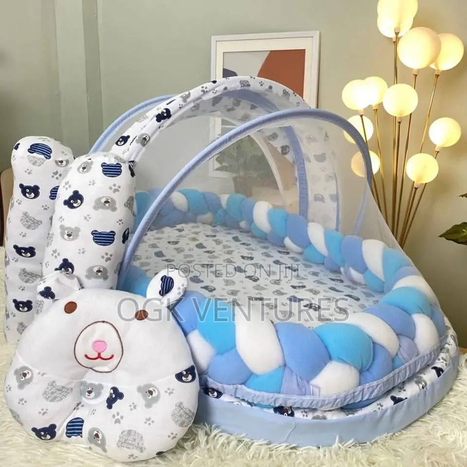 Baby Foam Bed With Spiral Bumper Bumper