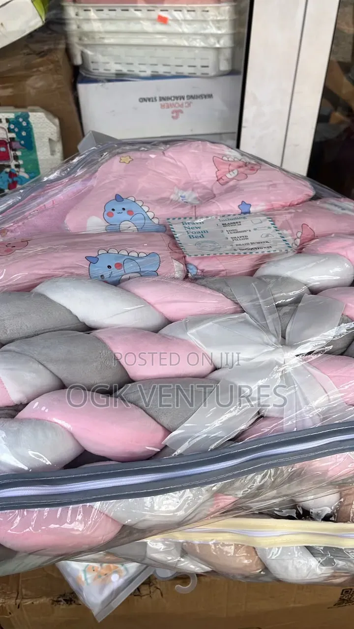 Baby Foam Bed With Spiral Bumper Bumper