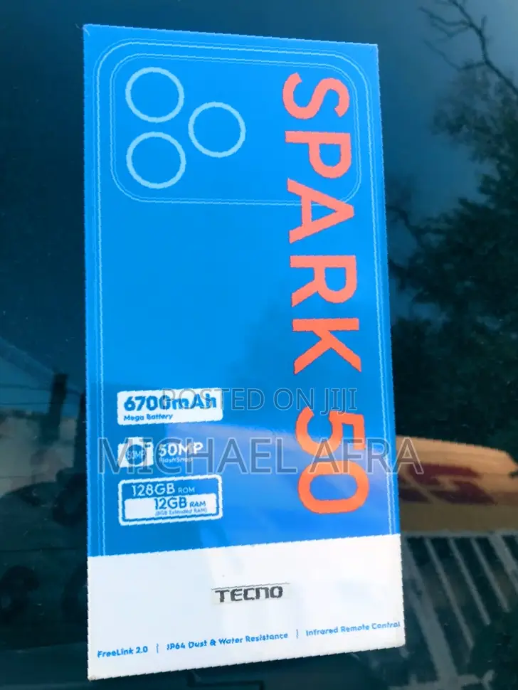 New Tecno Spark 50 128 GB Black
